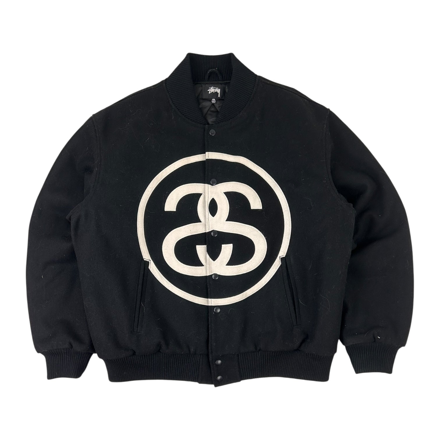 Stussy Ss-link Varsity Jacket Black