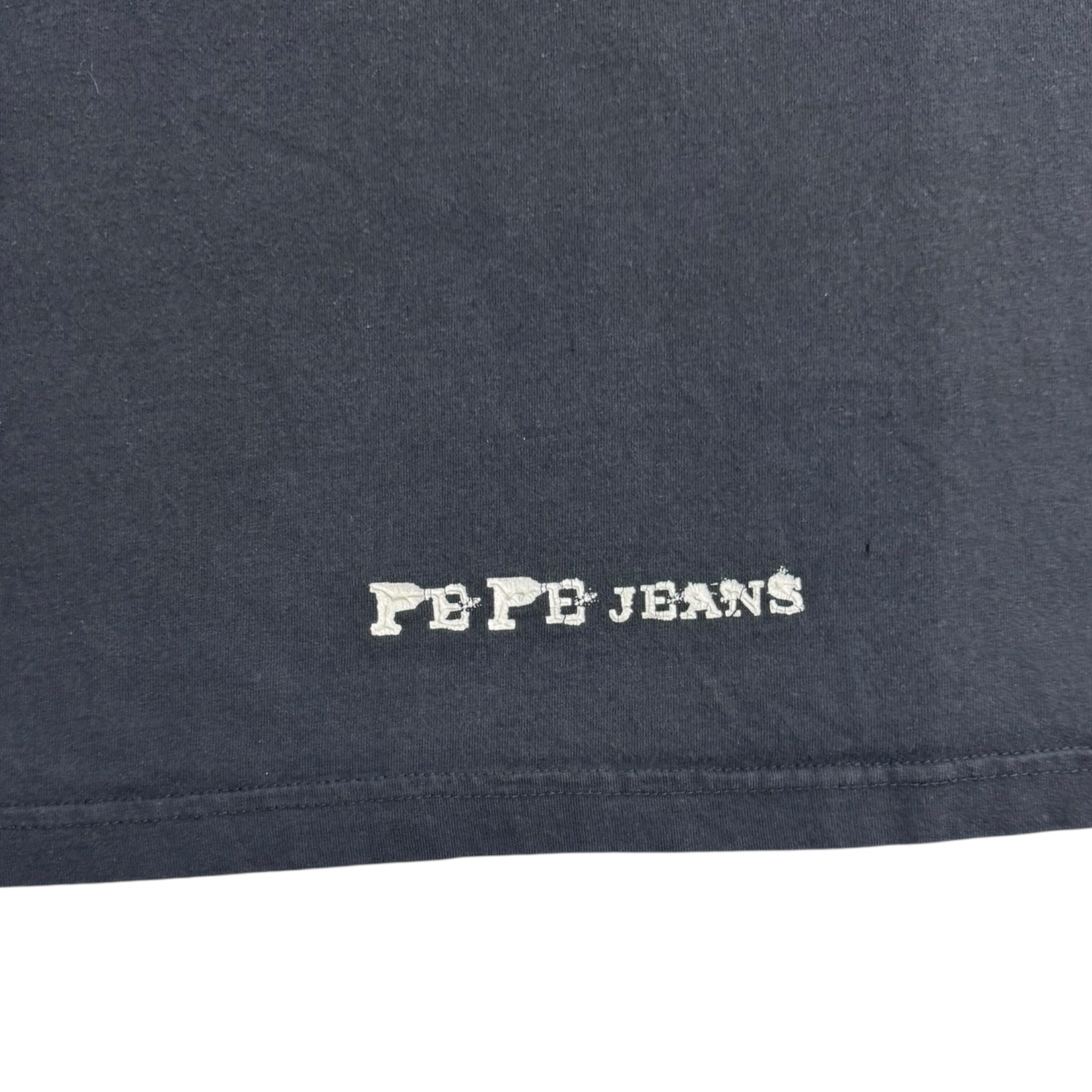 Y2K Pepe Jeans “Defender of Faith” Embellished Longsleeve T-Shirt