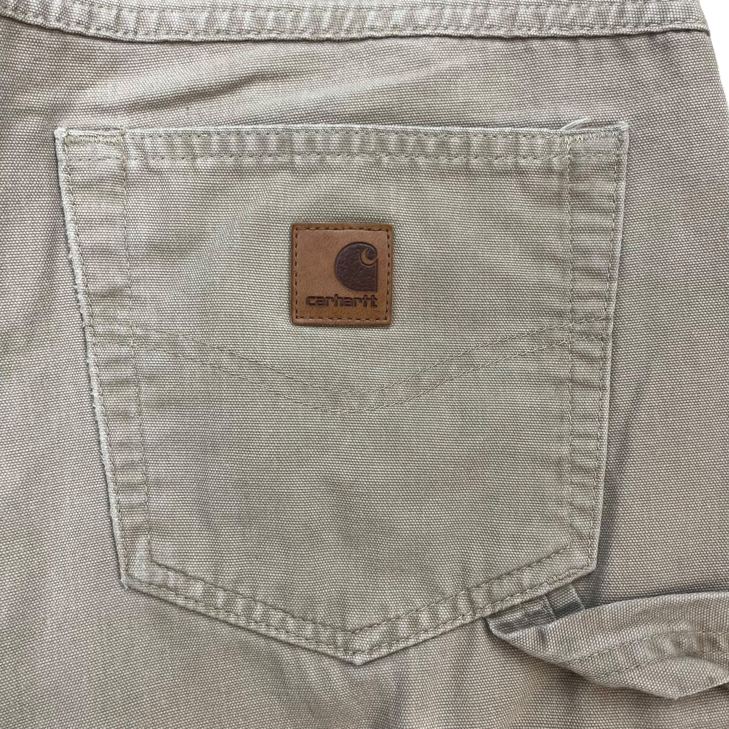 Vintage Carhartt Dungaree Pants Beige