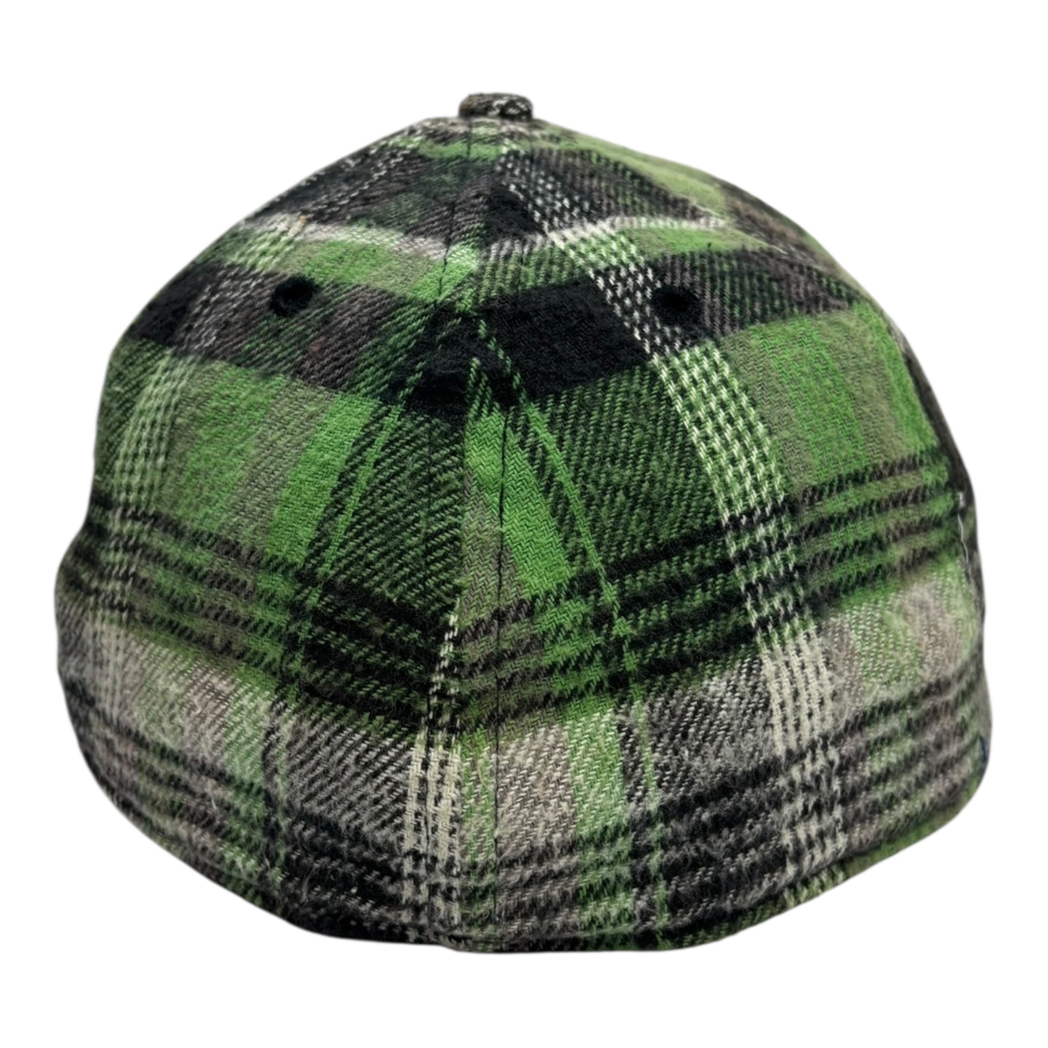 Y2K Stussy Tartan Wool Fitted Hat
