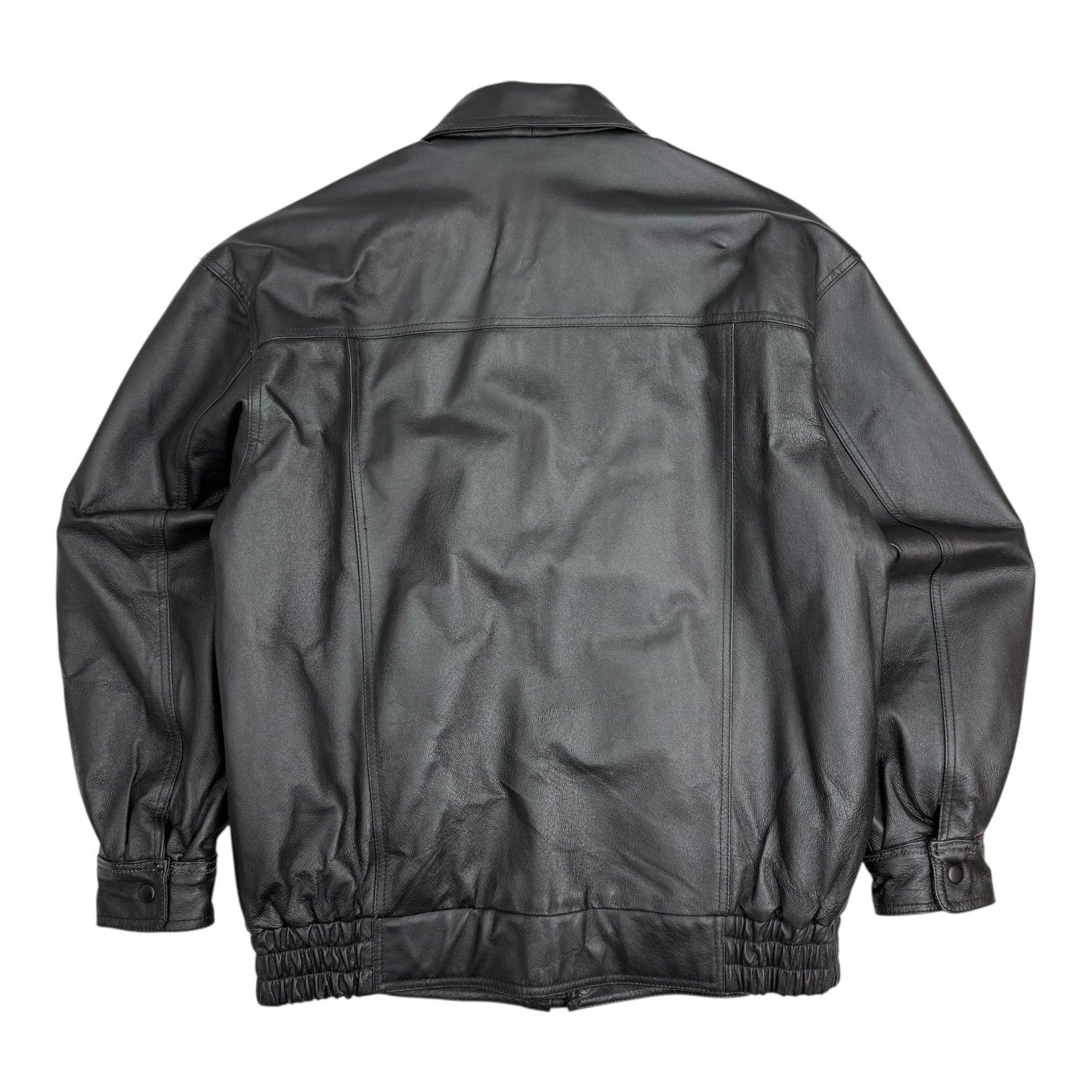 Vintage Ford ‘Built Ford Tough’ Leather Jacket Black