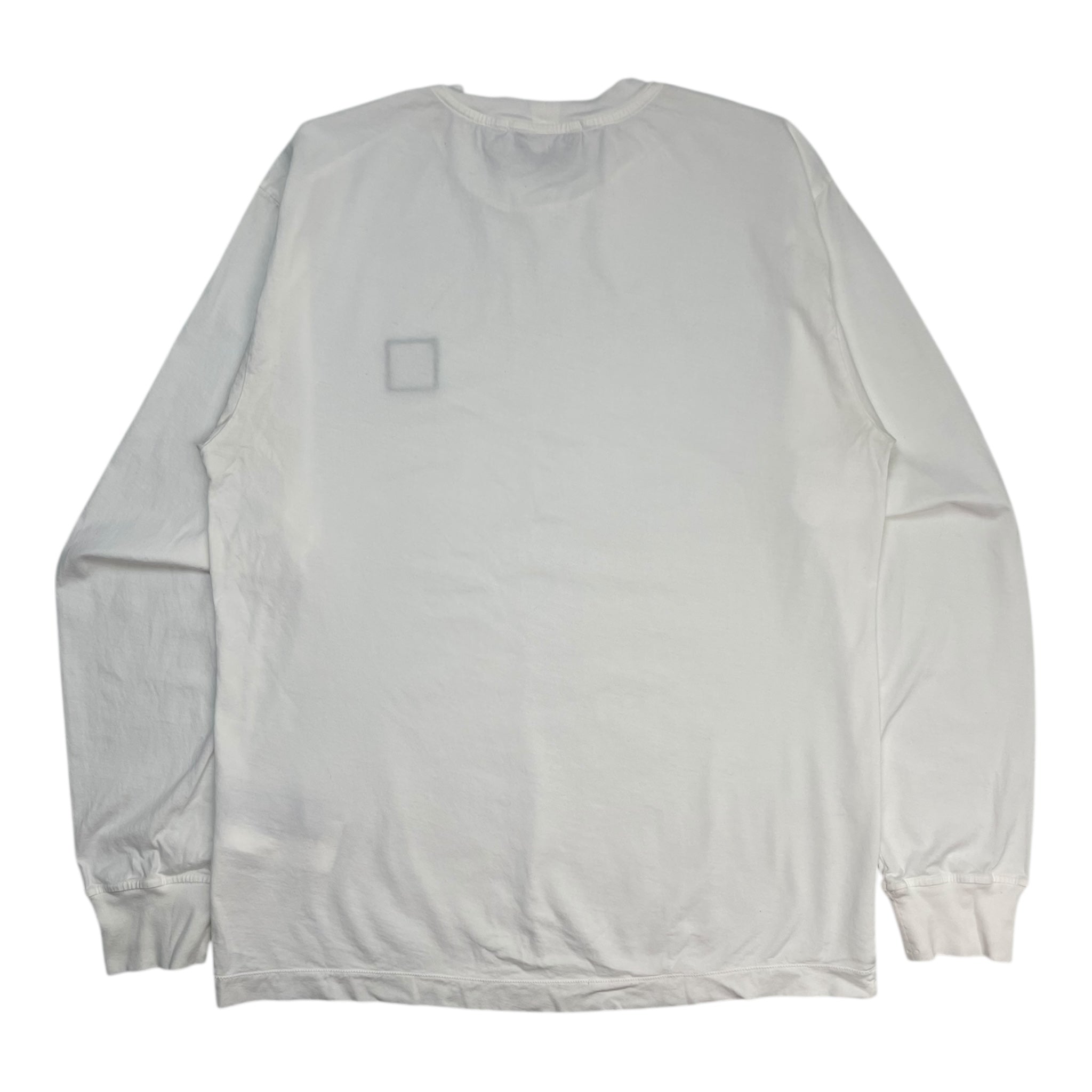 Stone Island Compass Patch L/S White