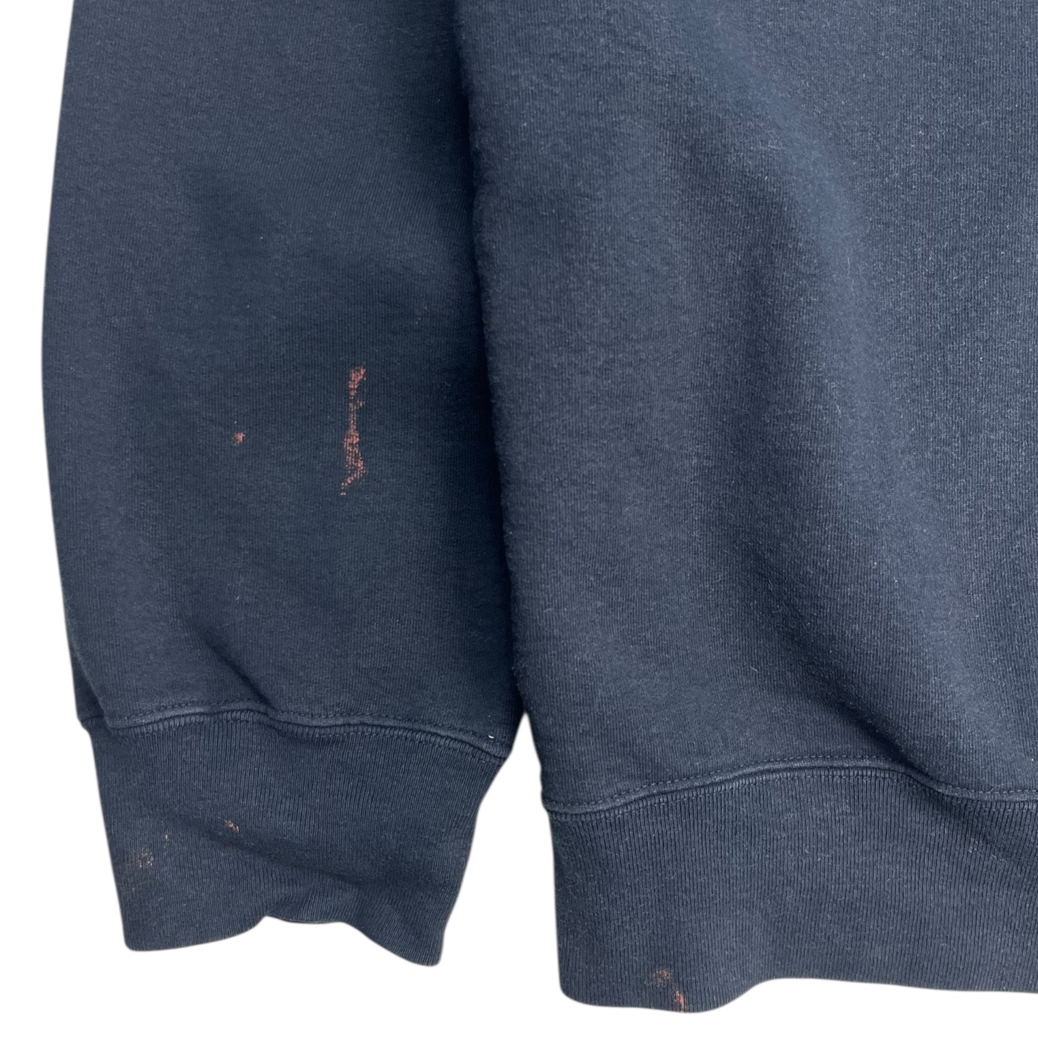 Supreme Pocket Box Logo Zip Up Hoodie Navy