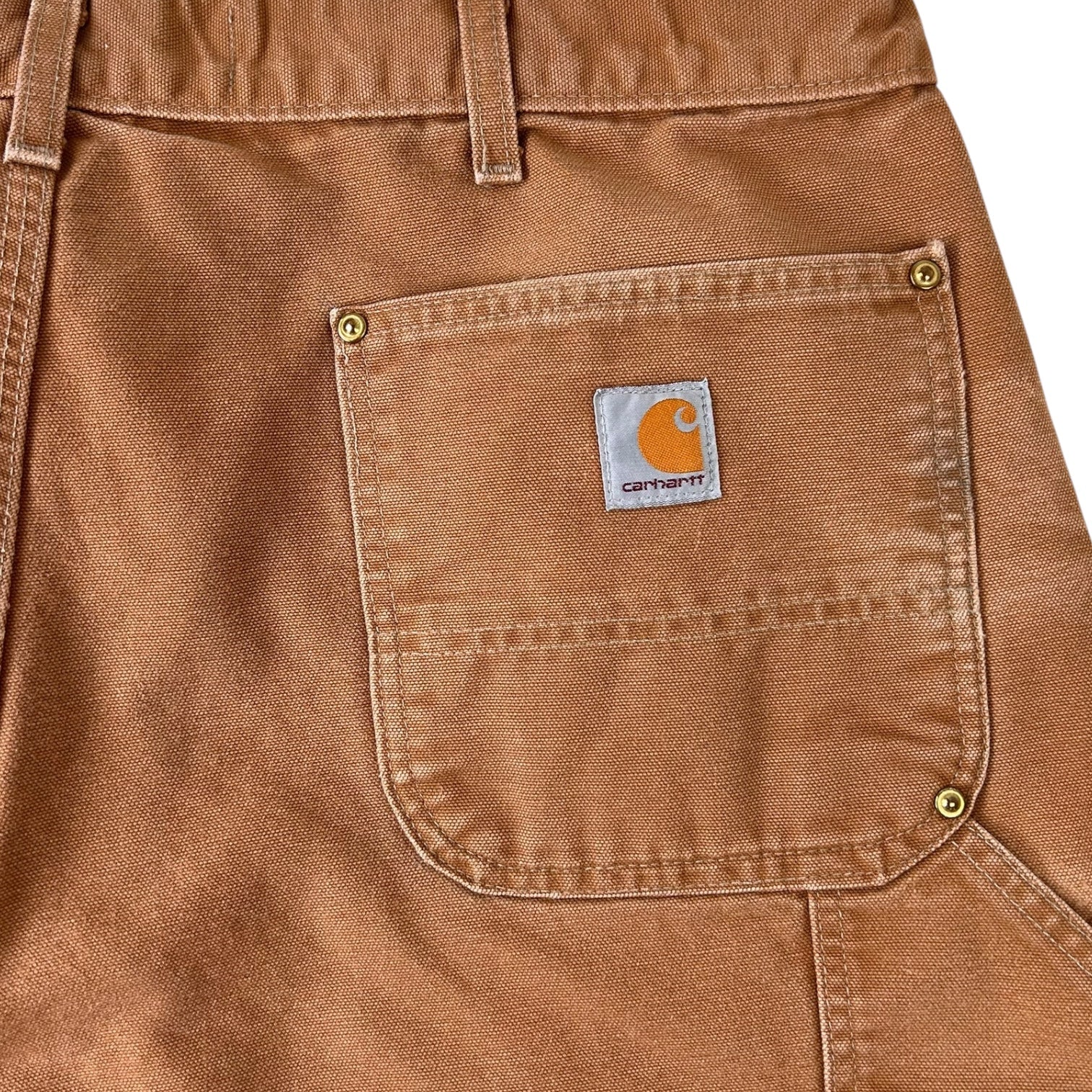 Vintage Carhartt Loose Fit Double Knee Workwear Pant Tan