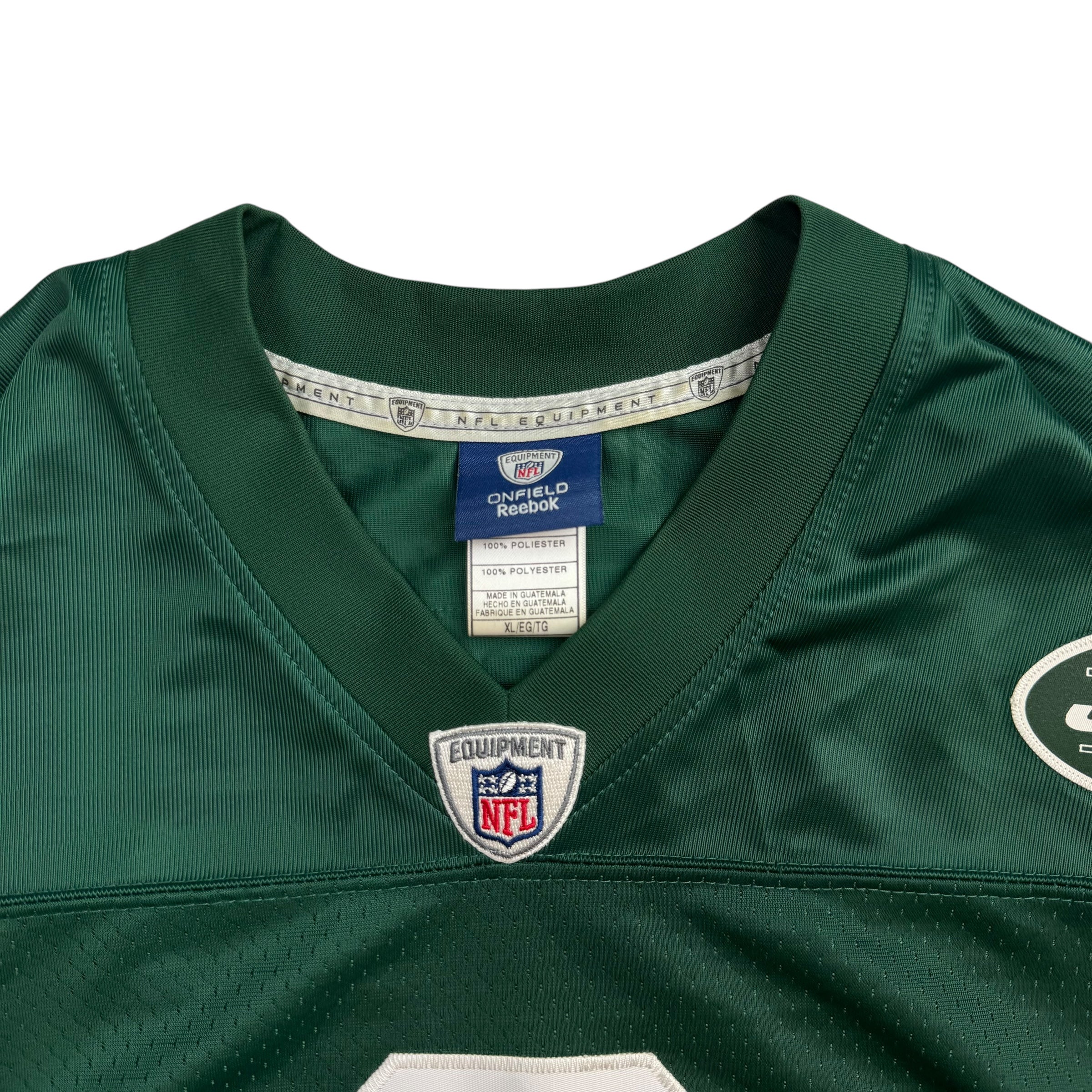 Vintage Reebok New York Jets Mark Sanchez Jersey Green