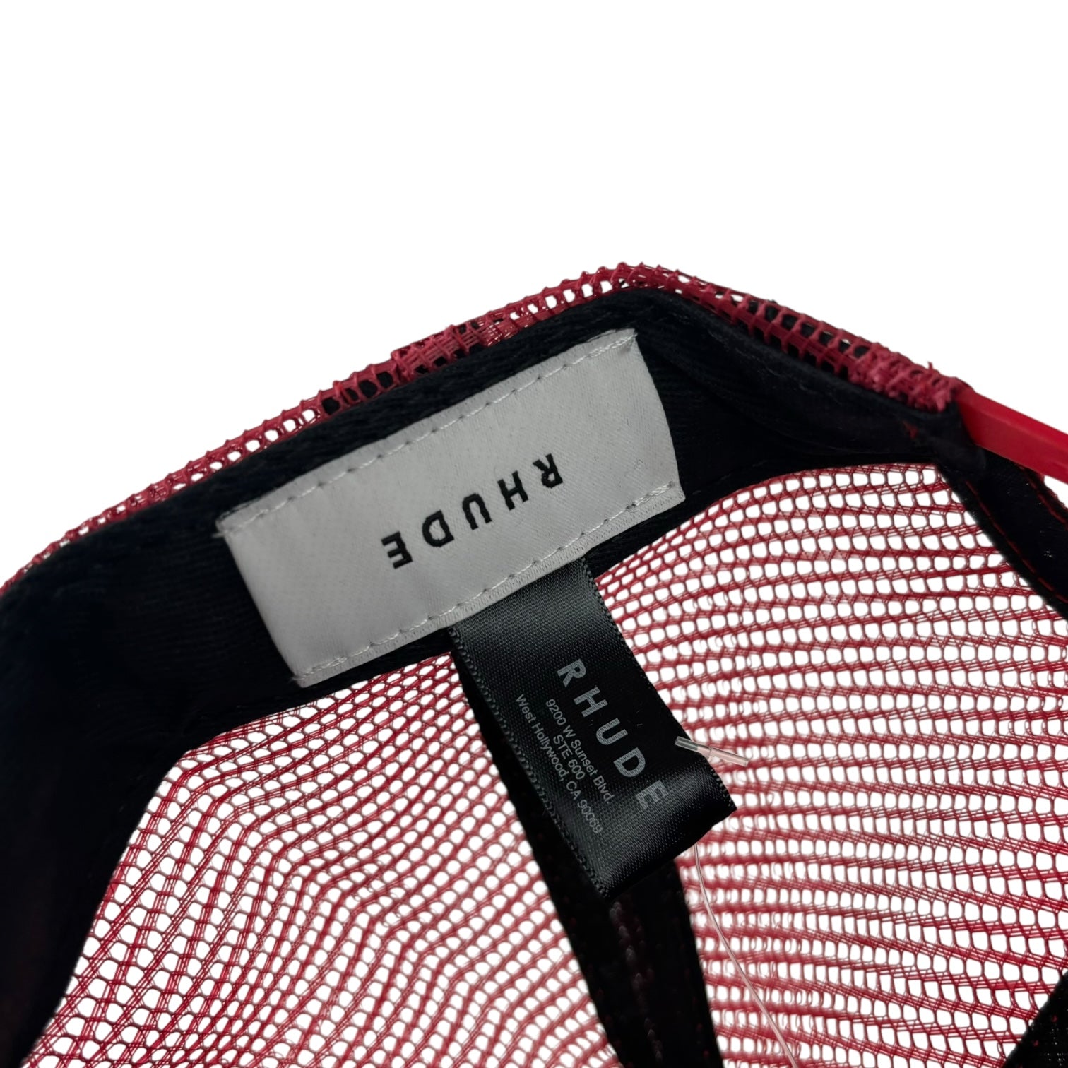 Rhude Rally Prix SnapBack Trucker Hat Red