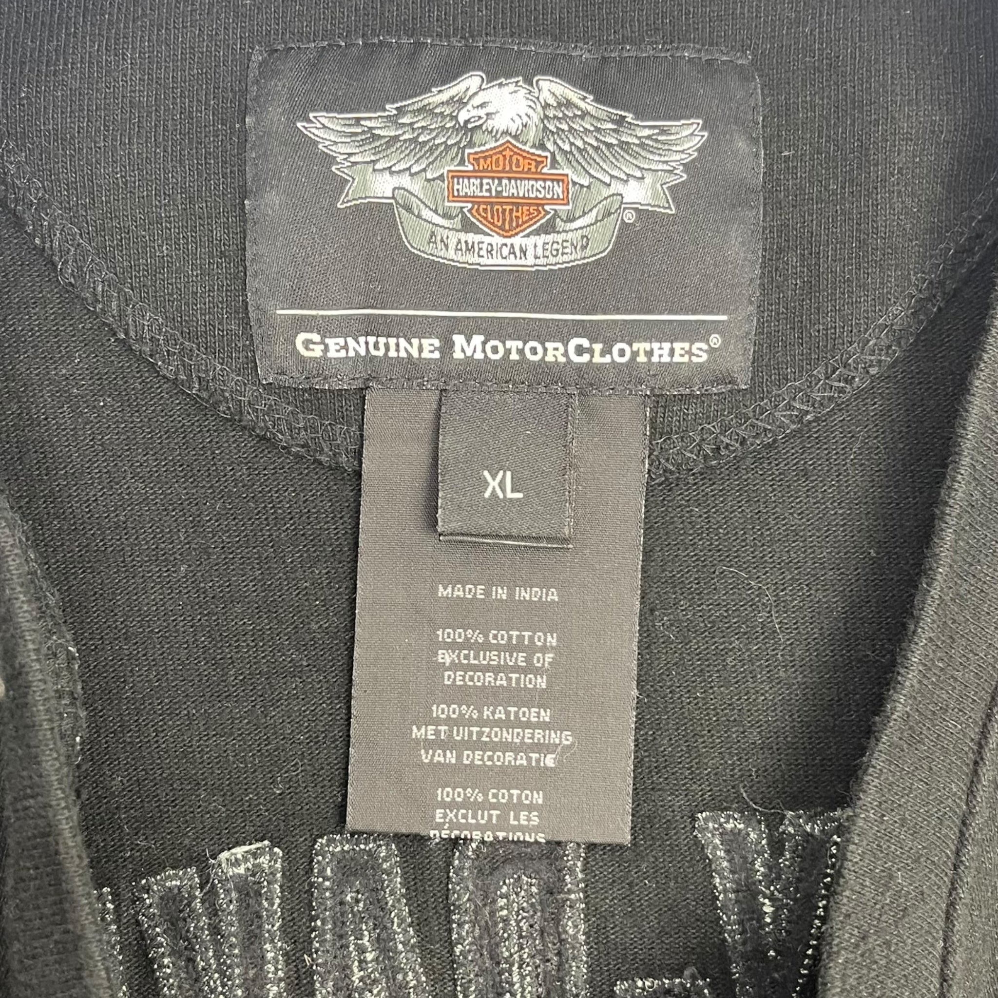 Vintage Harley Davidson Crewneck Sweatshirt Black