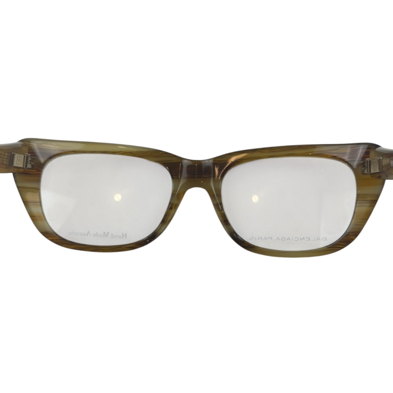 Balenciaga Paris Handmade Acetate Marble Glasses