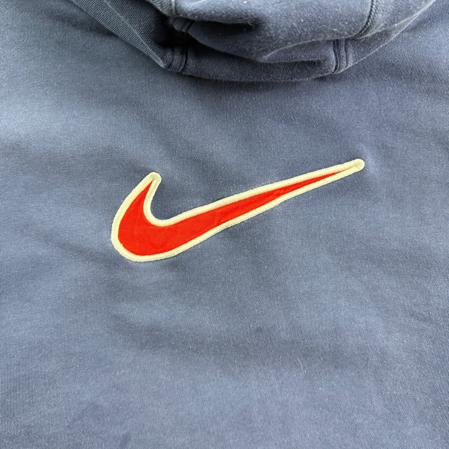 Vintage Nike Half Zip Hoodie Blue/Grey