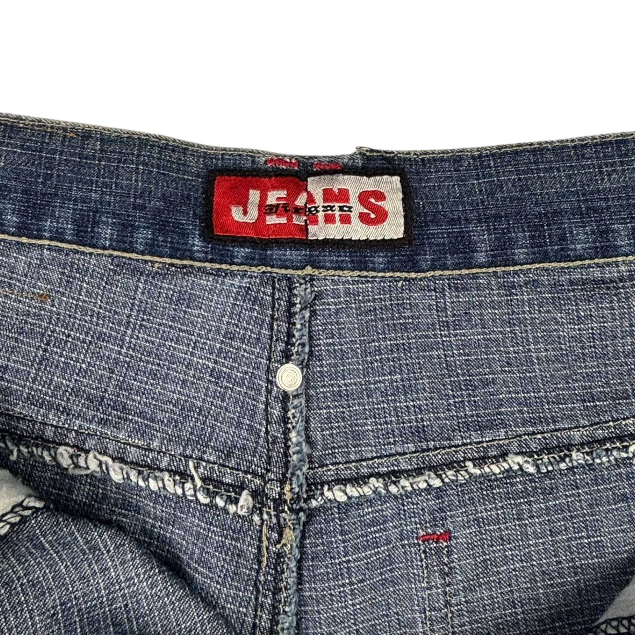 Vintage Carpenter Jean Shorts Navy Blue