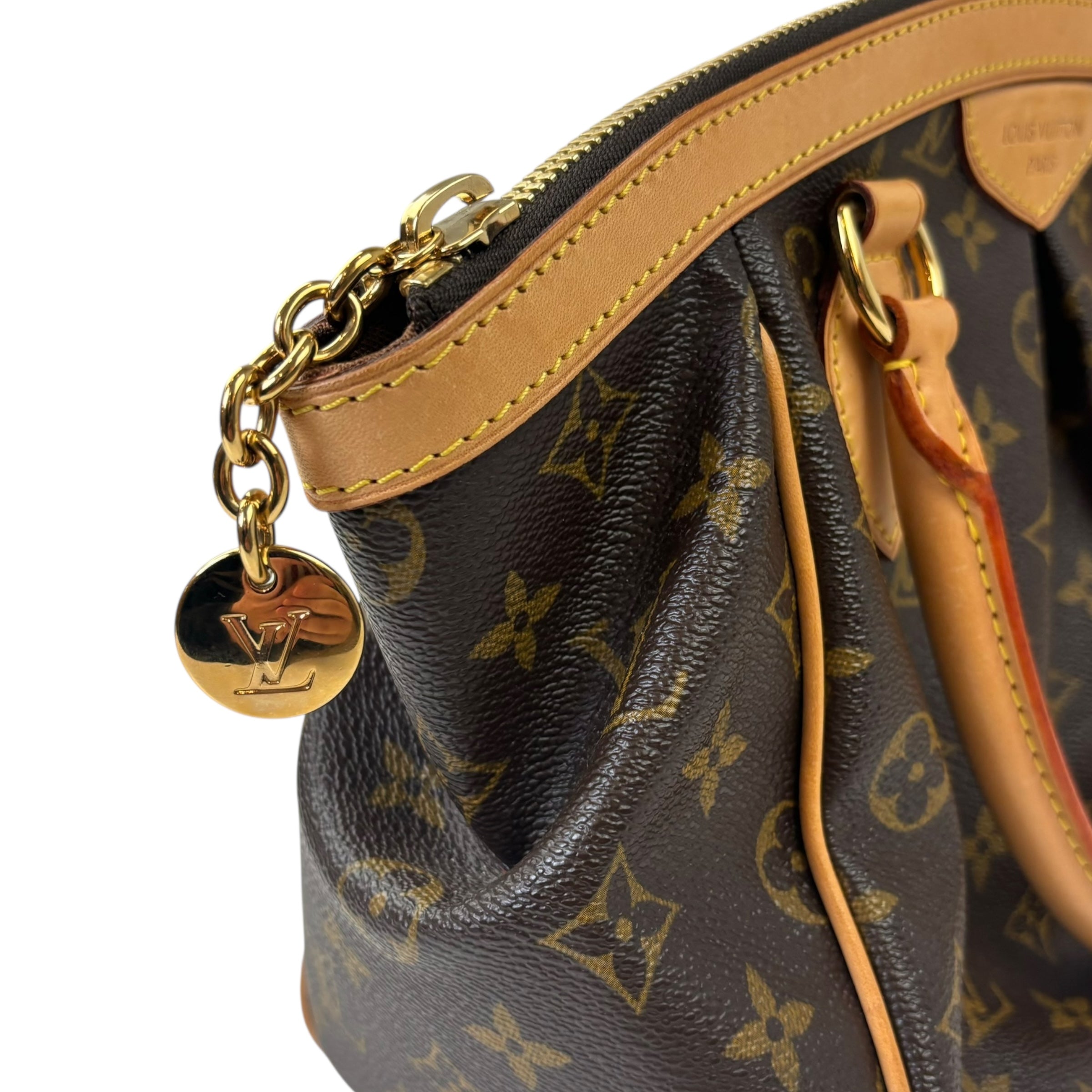 Louis Vuitton Monogram Tivoli Handbag Brown