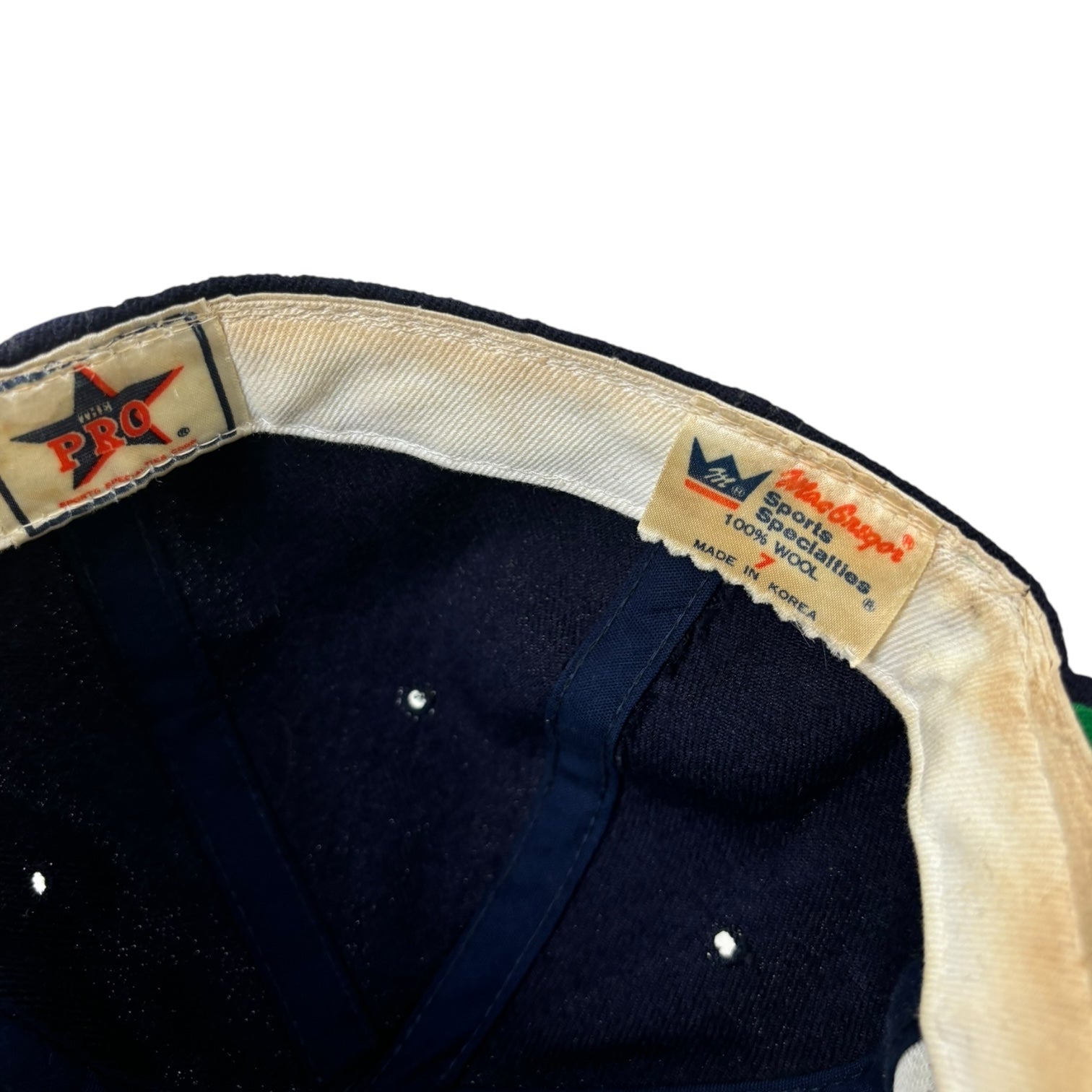 Vintage Houston Astros Fitted Hat Navy