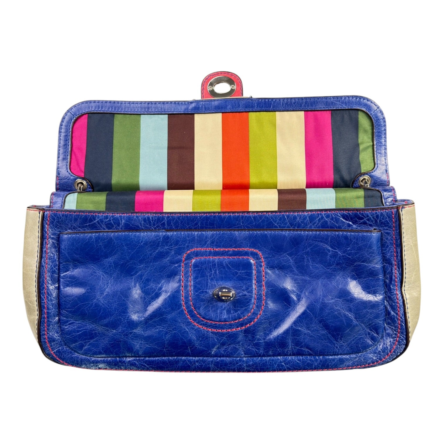 (W) Coach Willis Colour Block Cross Crossbody Bag