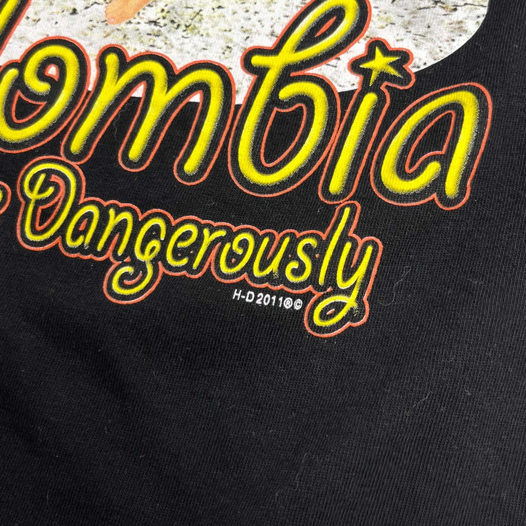 Harley Davidson Columbia "We Live Dangerously" T-Shirt
