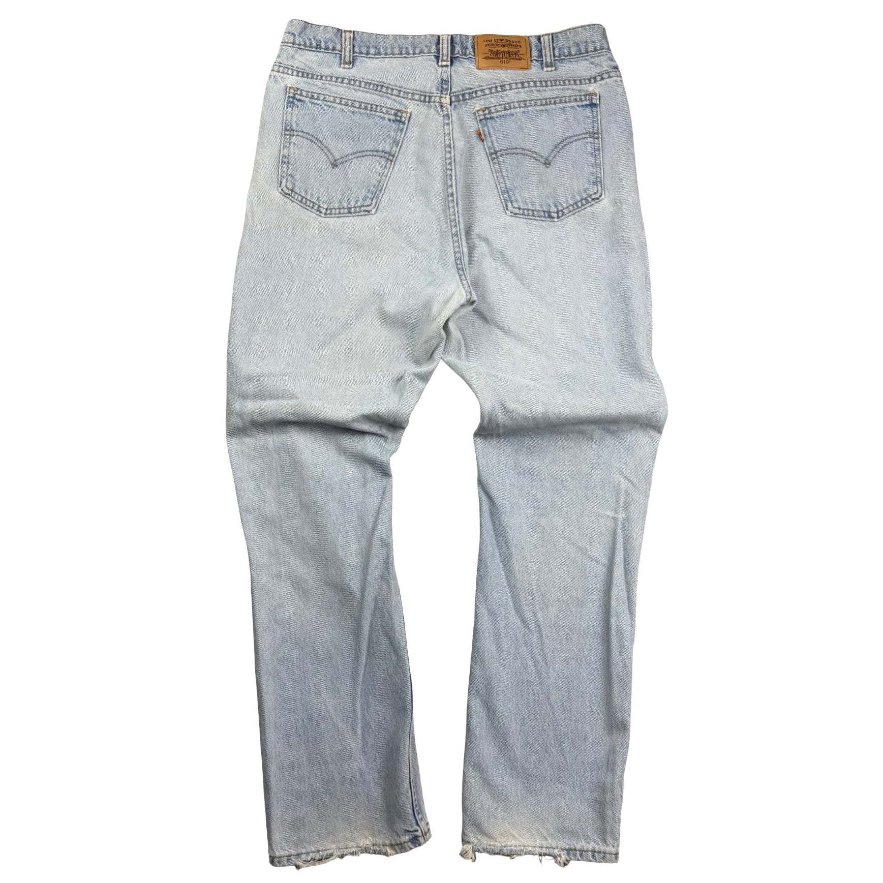 Vintage Levi’s 619 Light Wash Orange Tab Denim Jeans Blue