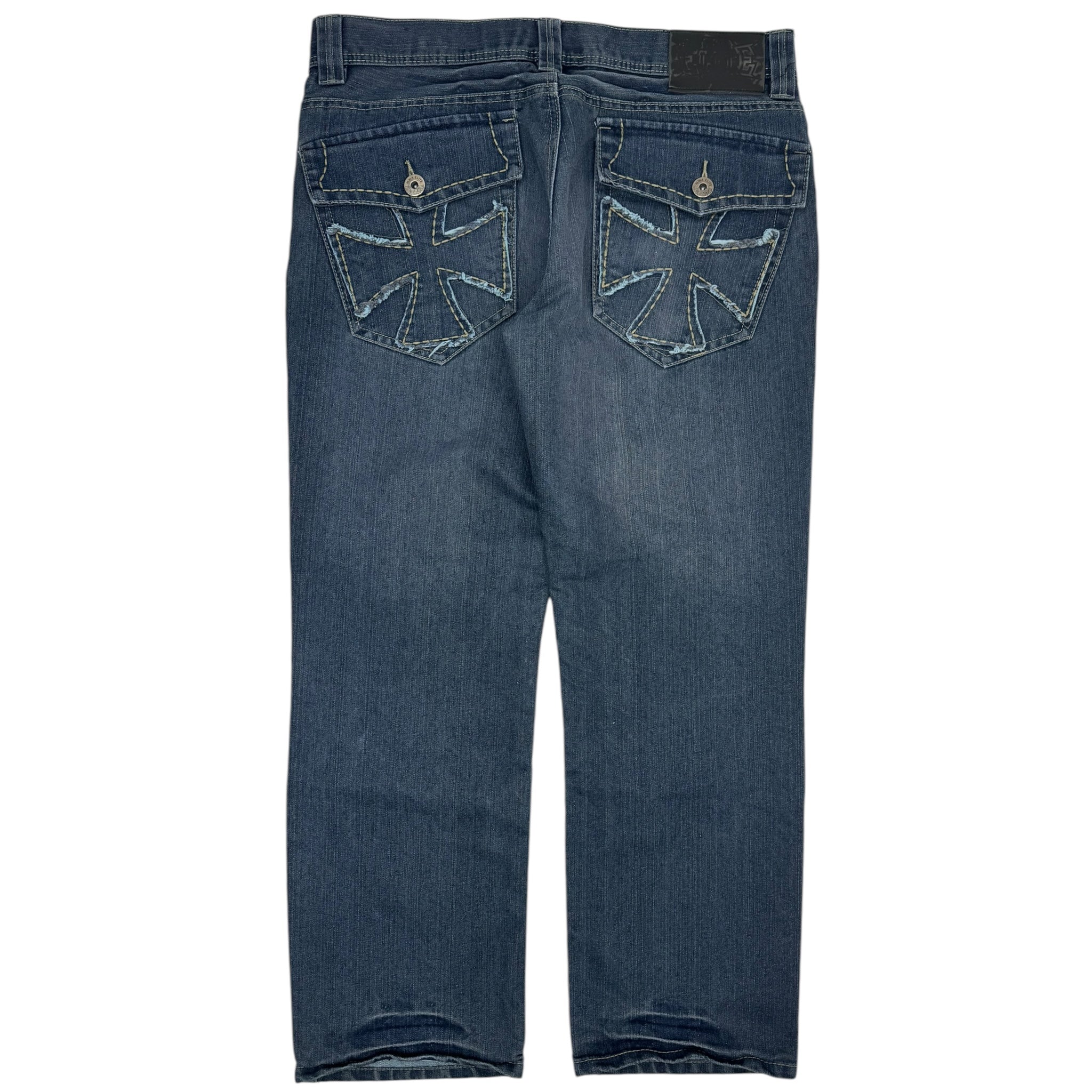Y2K MMA Elite Embroidered Denim Bottoms