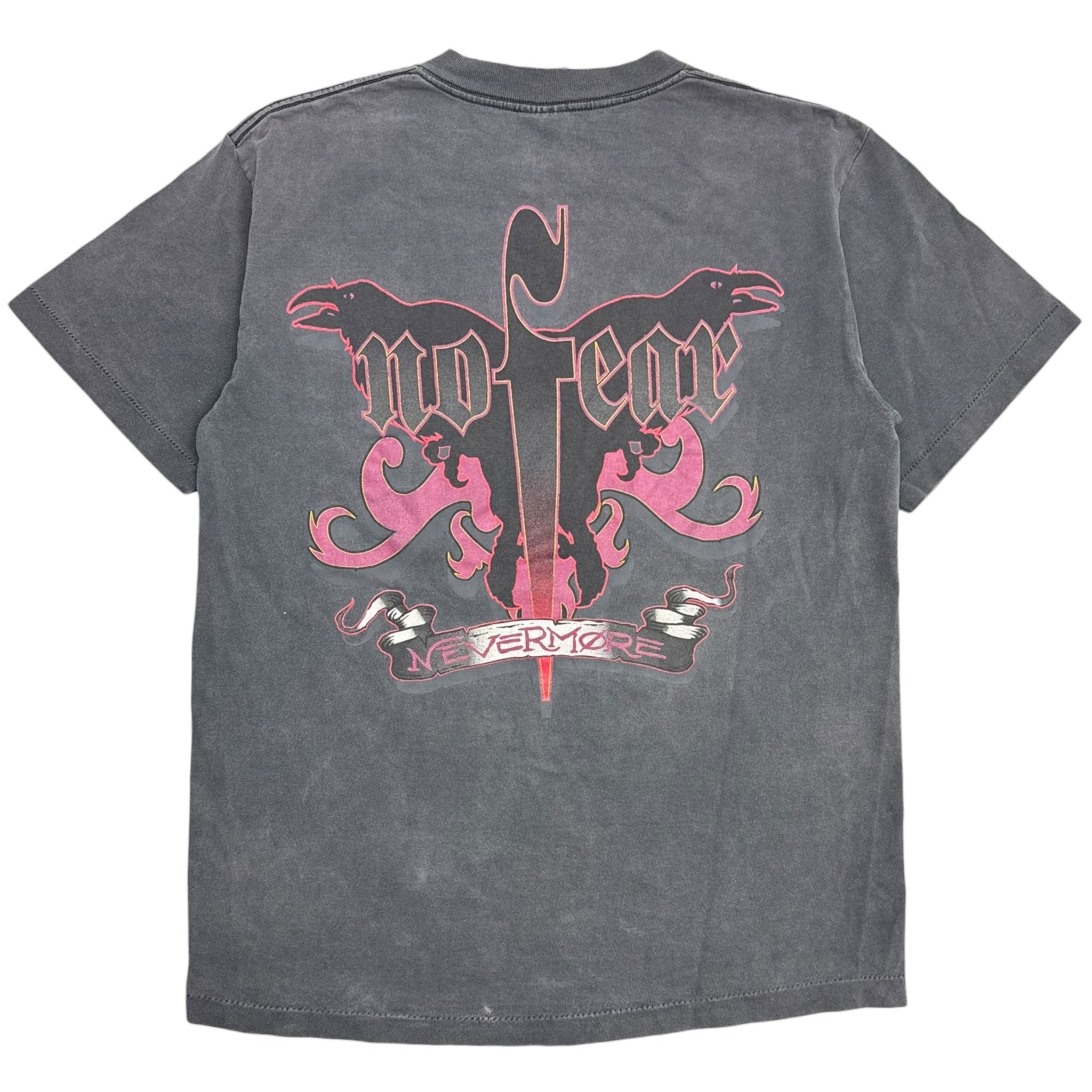 Vintage No Fear Gothic ‘The Raven’ “Nevermore” T-Shirt