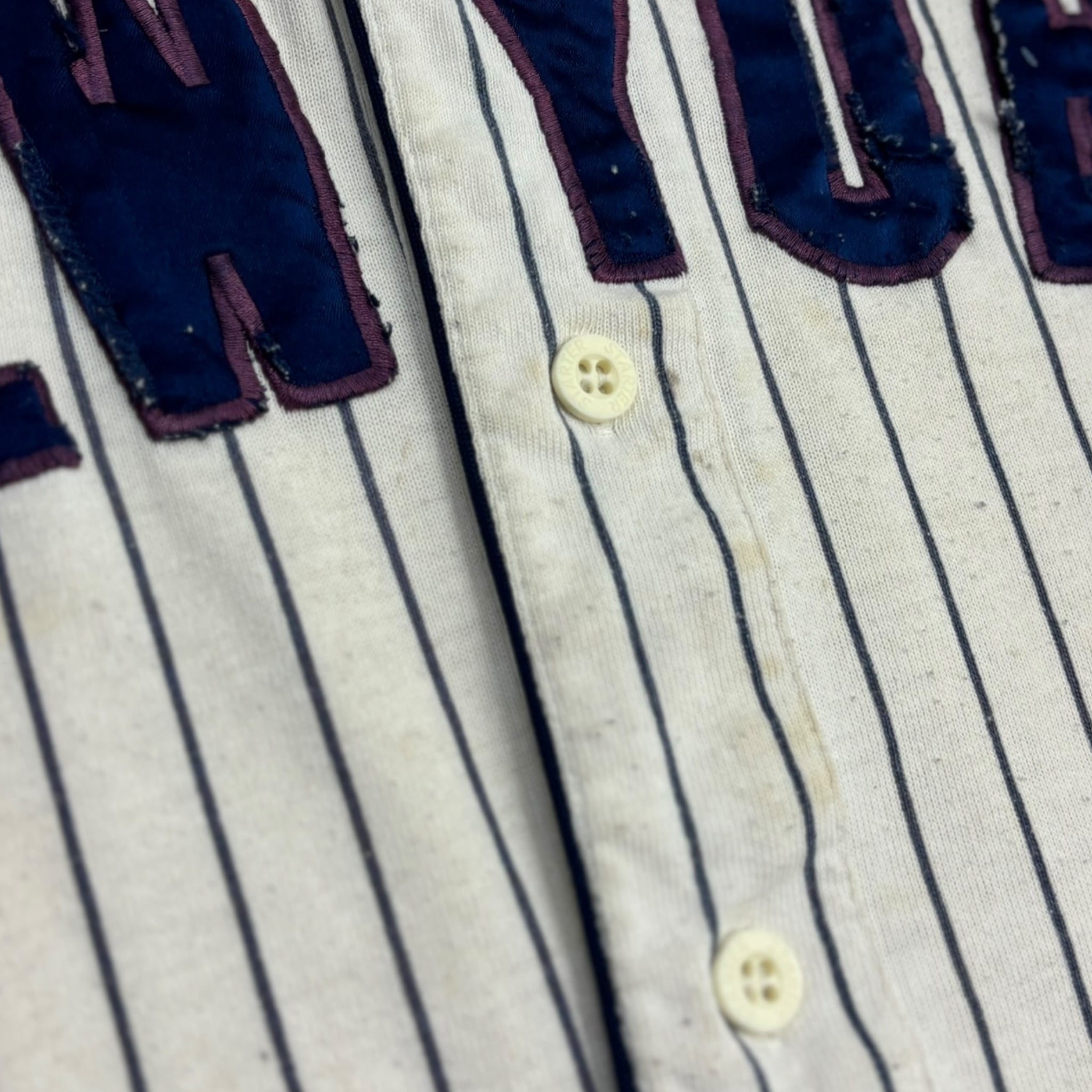Vintage Starter New York Yankees Spellout Pinstripe MLB Jersey