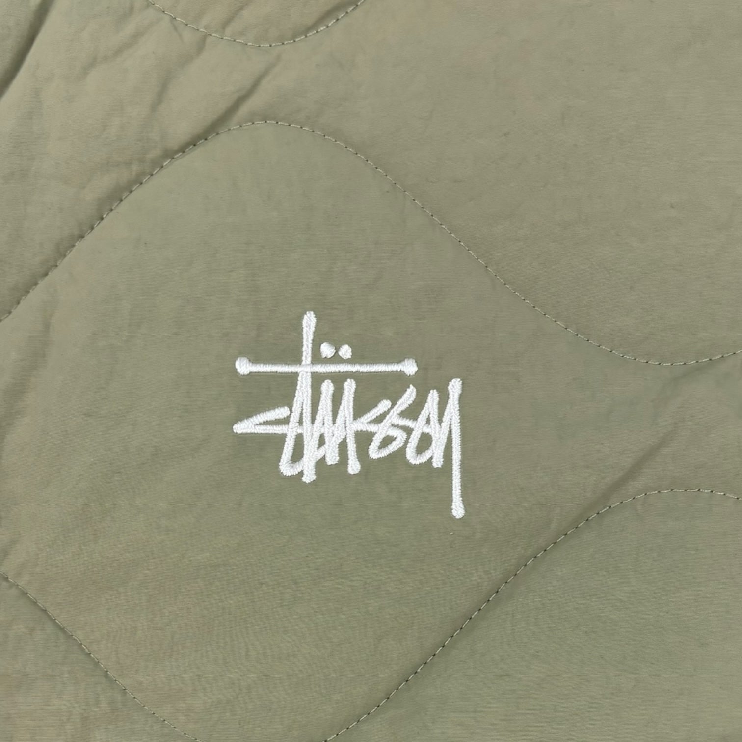 Stussy Recycled Nylon Liner Vest Coyote