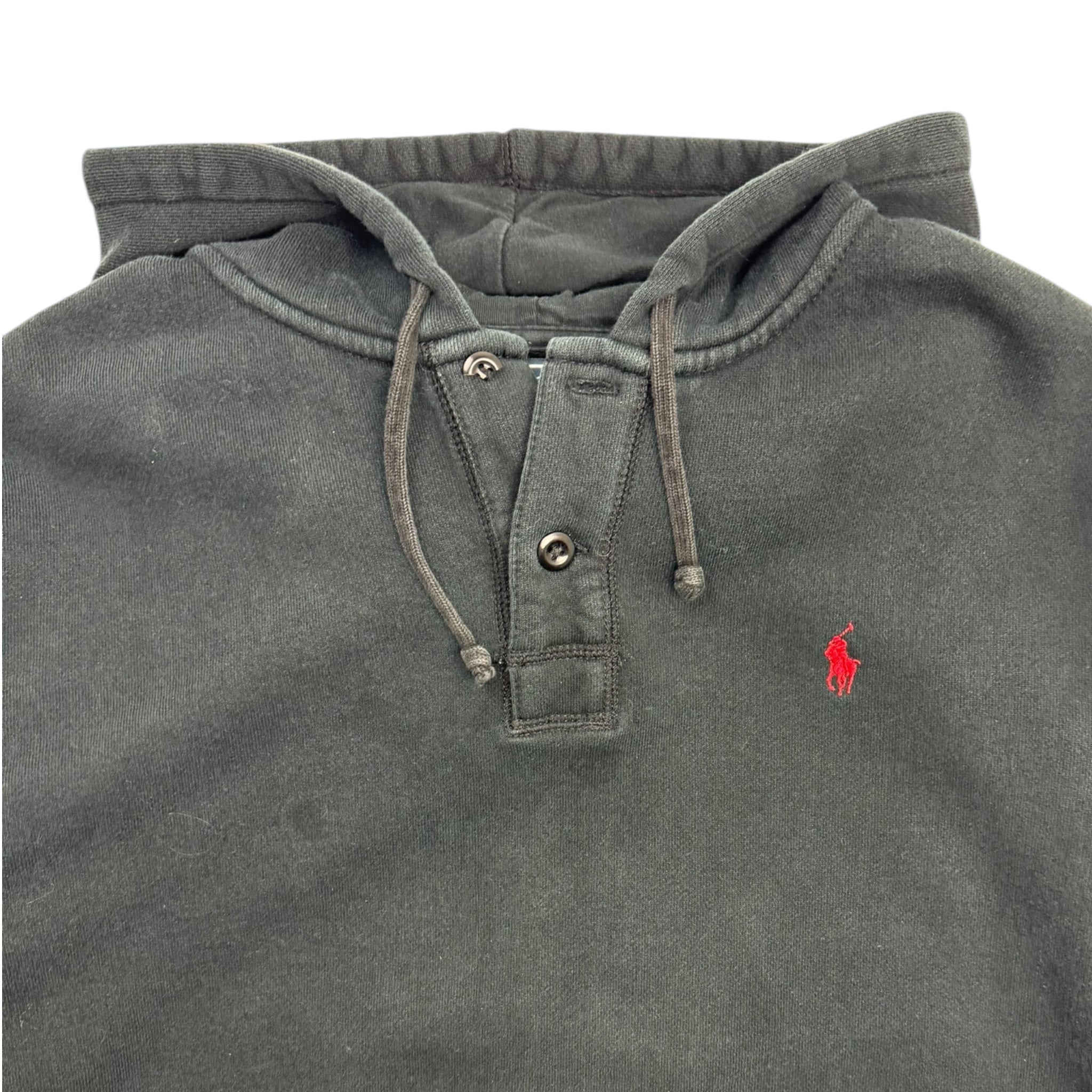 Vintage Polo Ralph Lauren Quarter Button Hoodie