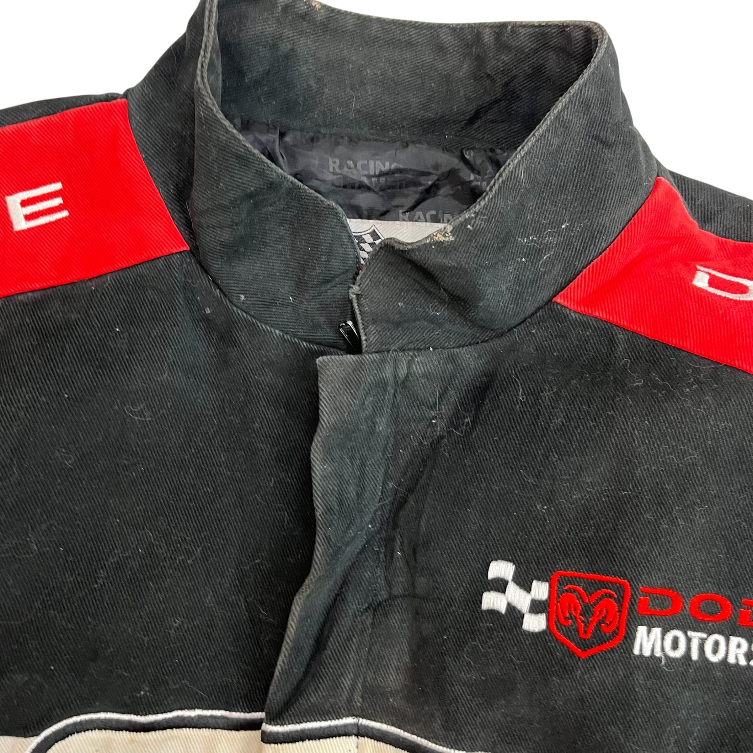 Vintage Dodge Motorsports Racing Jacket Black/Red