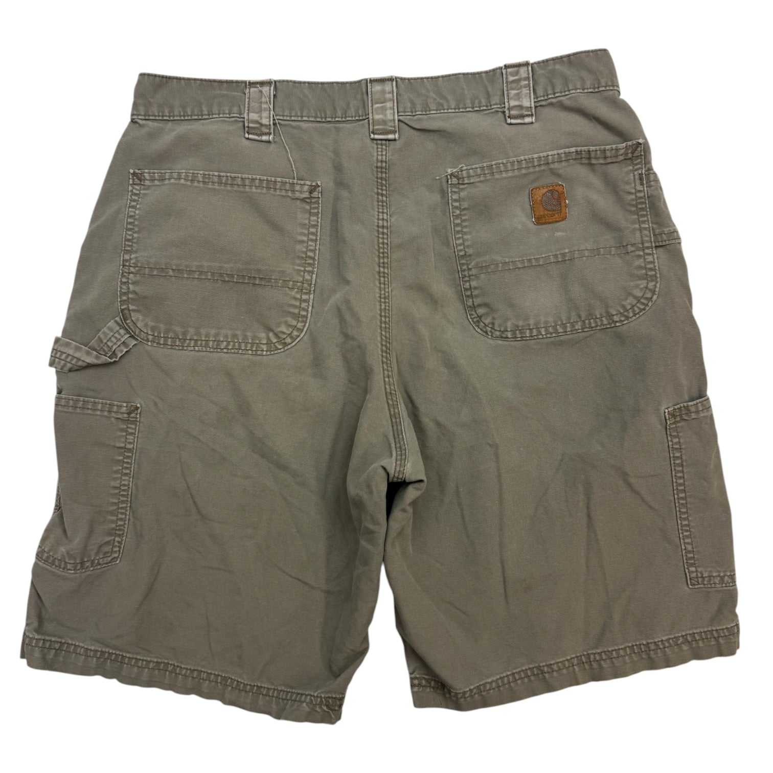 Vintage Carhartt Carpenter Shorts Dark Tan