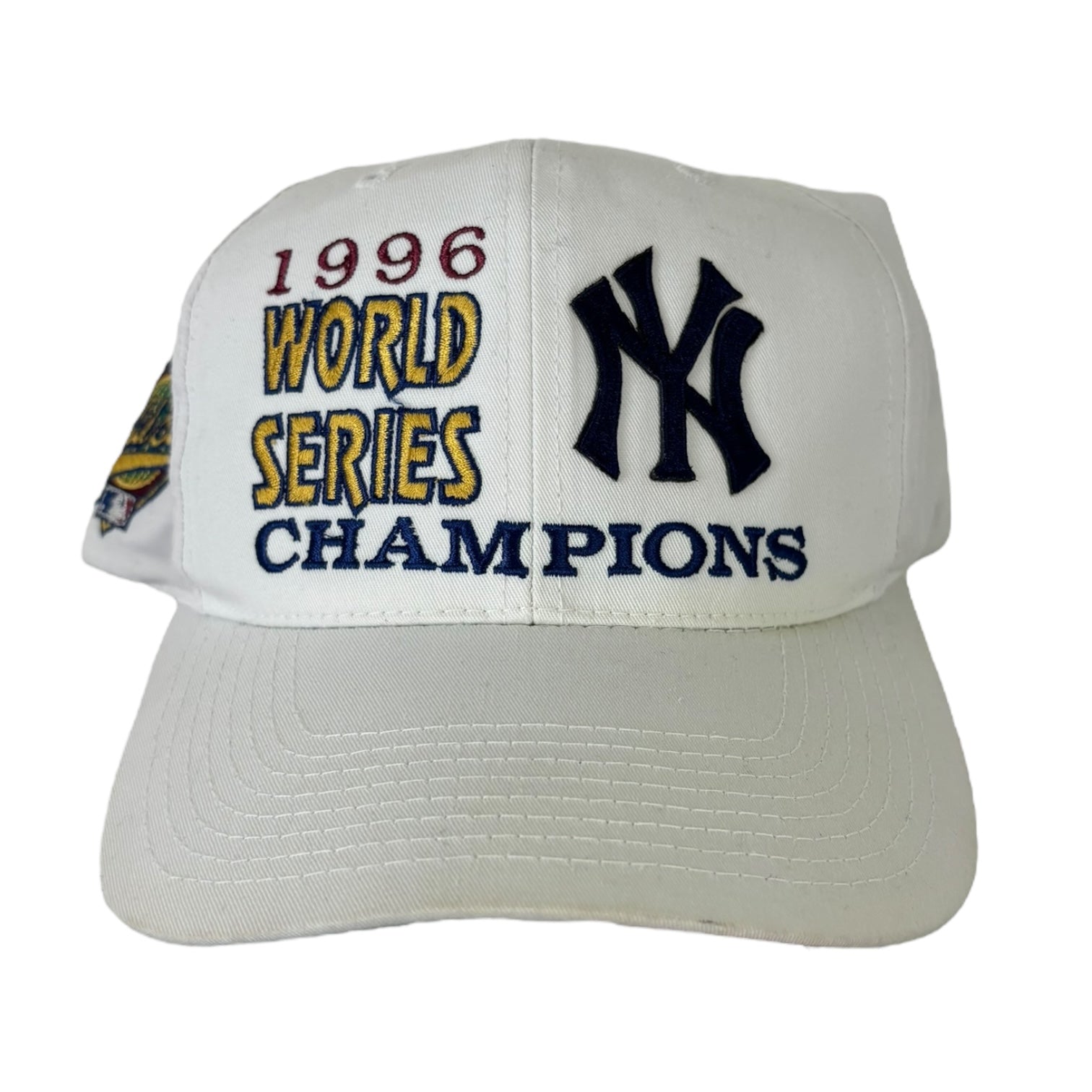 Vintage 1996 New York Yankees World Series Champions StrapBack Hat White
