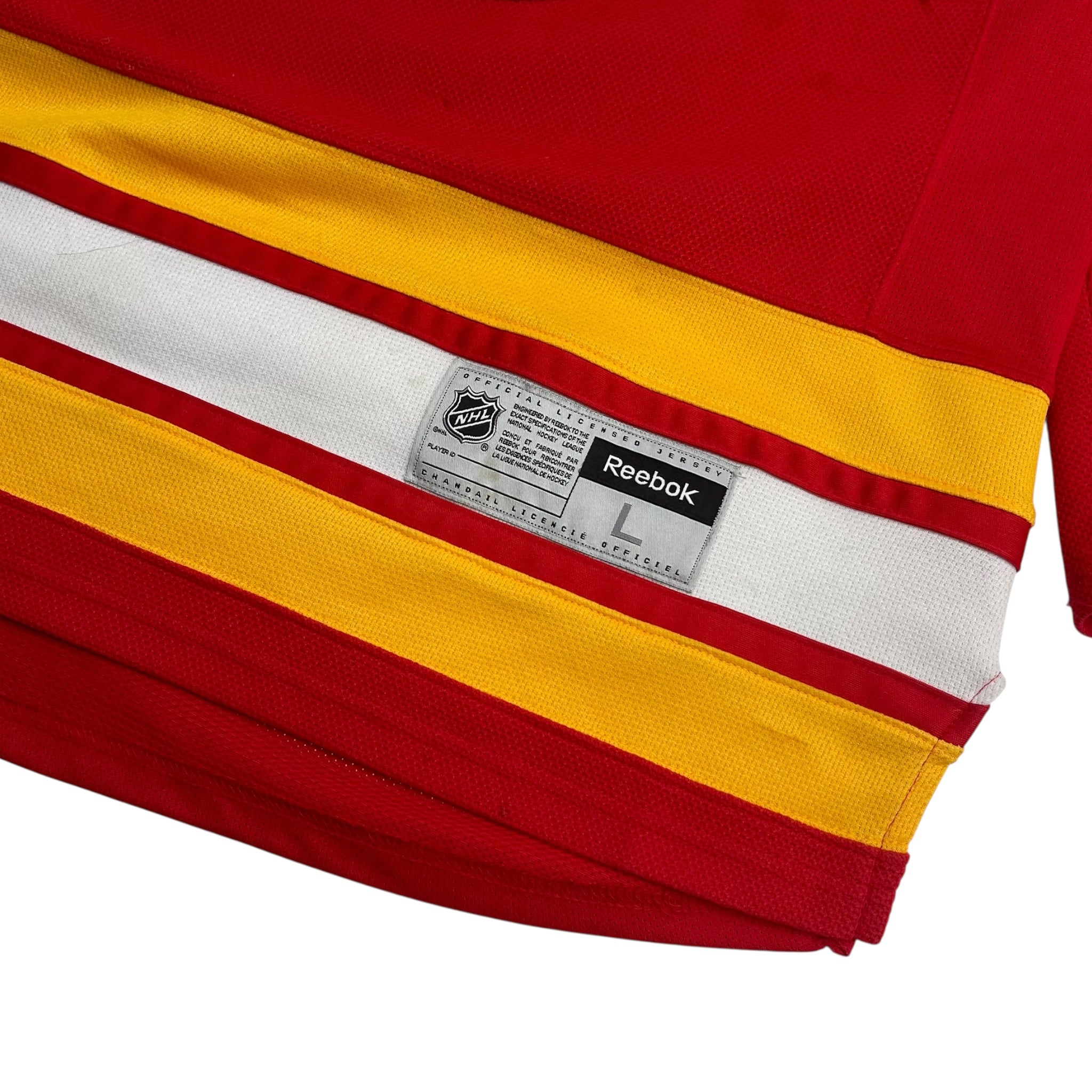 Calgary Flames Theo Fleury Reebok Home Jersey Red