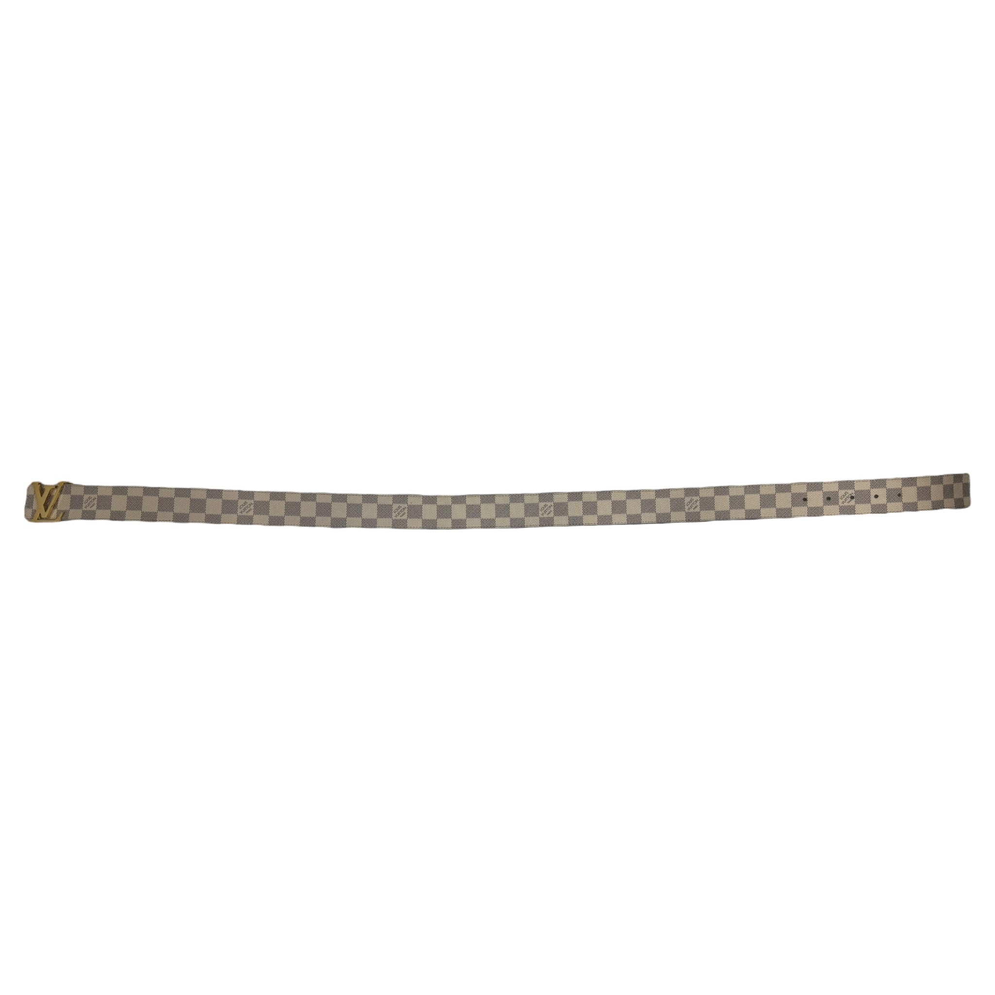 Louis Vuitton Initialed Belt Damier Azur