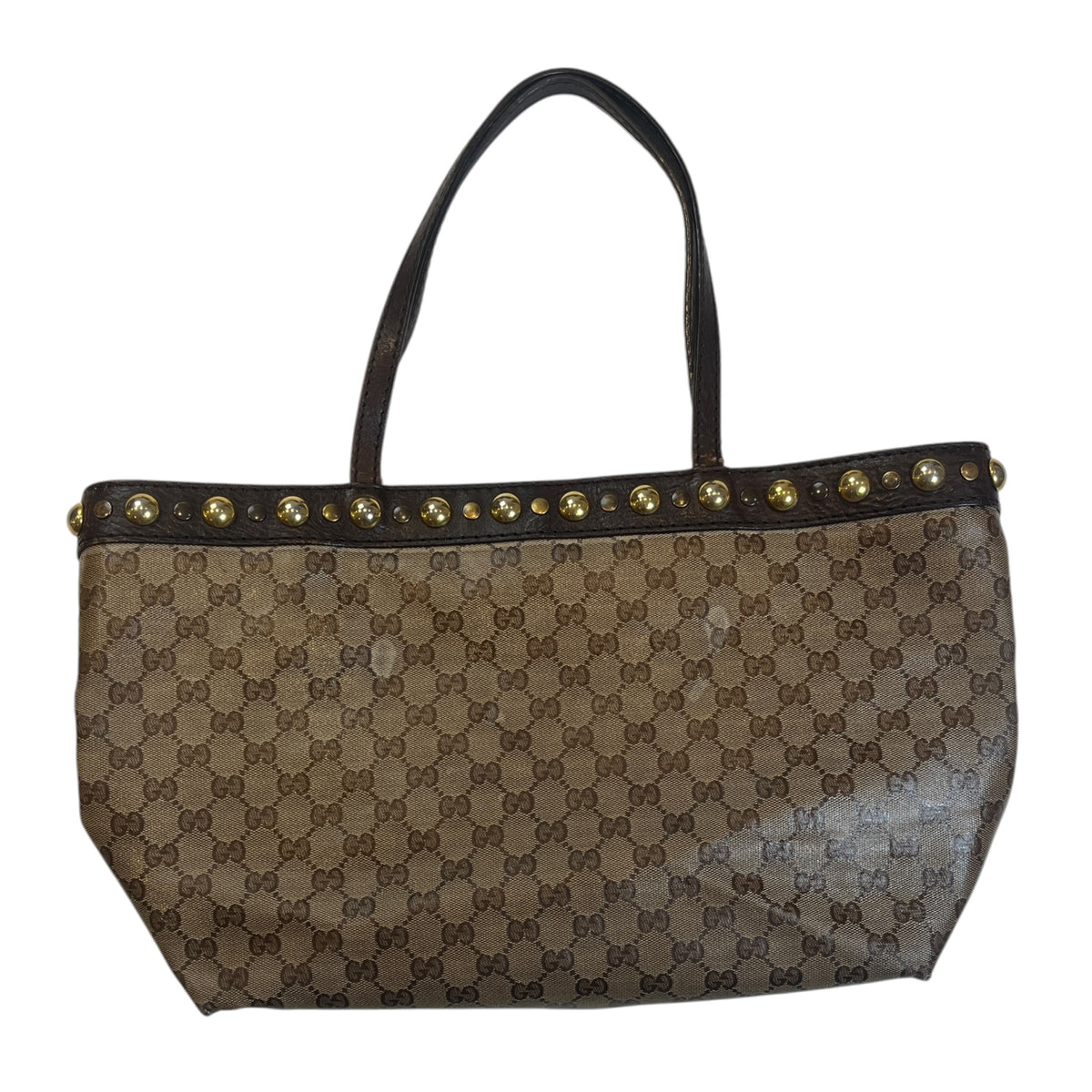 Gucci GG Crystal Babouska Studded Tote Bag