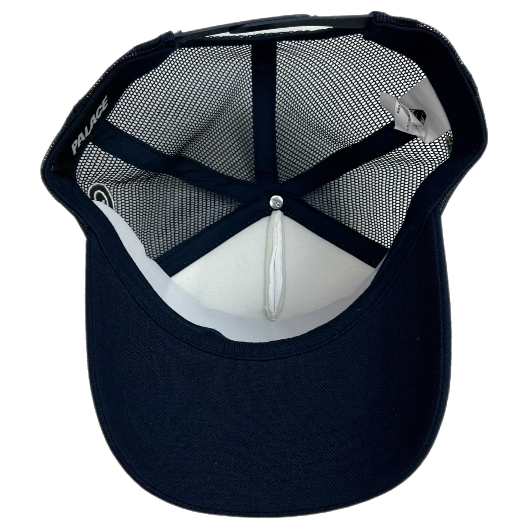 Palace Skateboards 1 Truth Trucker Hat White/Navy