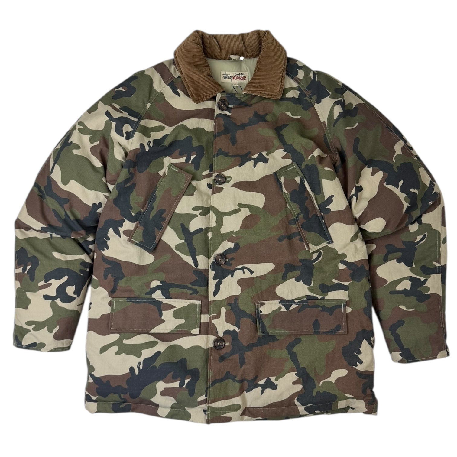 Stussy x Denim Tears Ripstop Camo Army Jacket