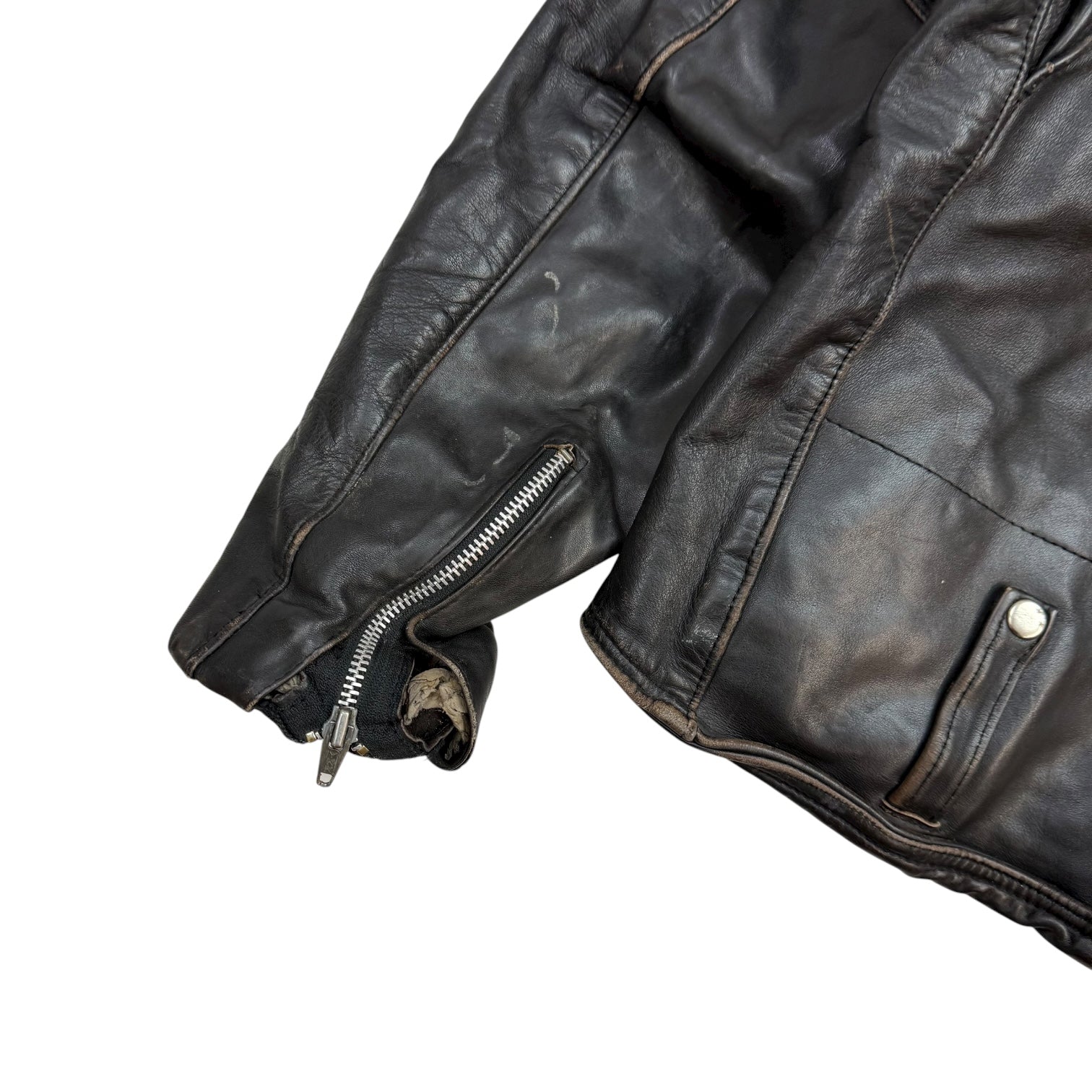 Vintage Bristol Leather Jacket Black