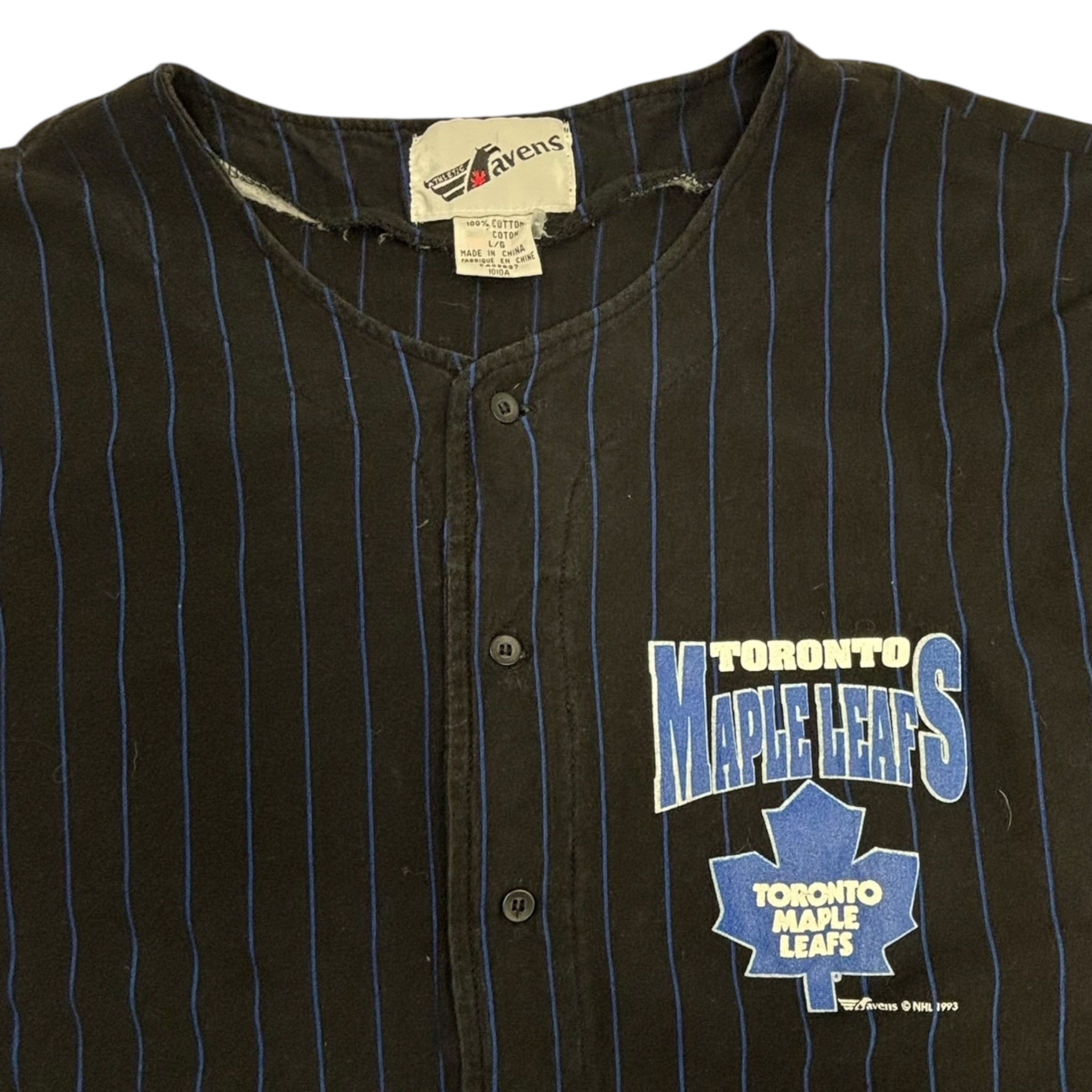 Vintage Toronto Maple Leafs NHL Pinstripe Jersey