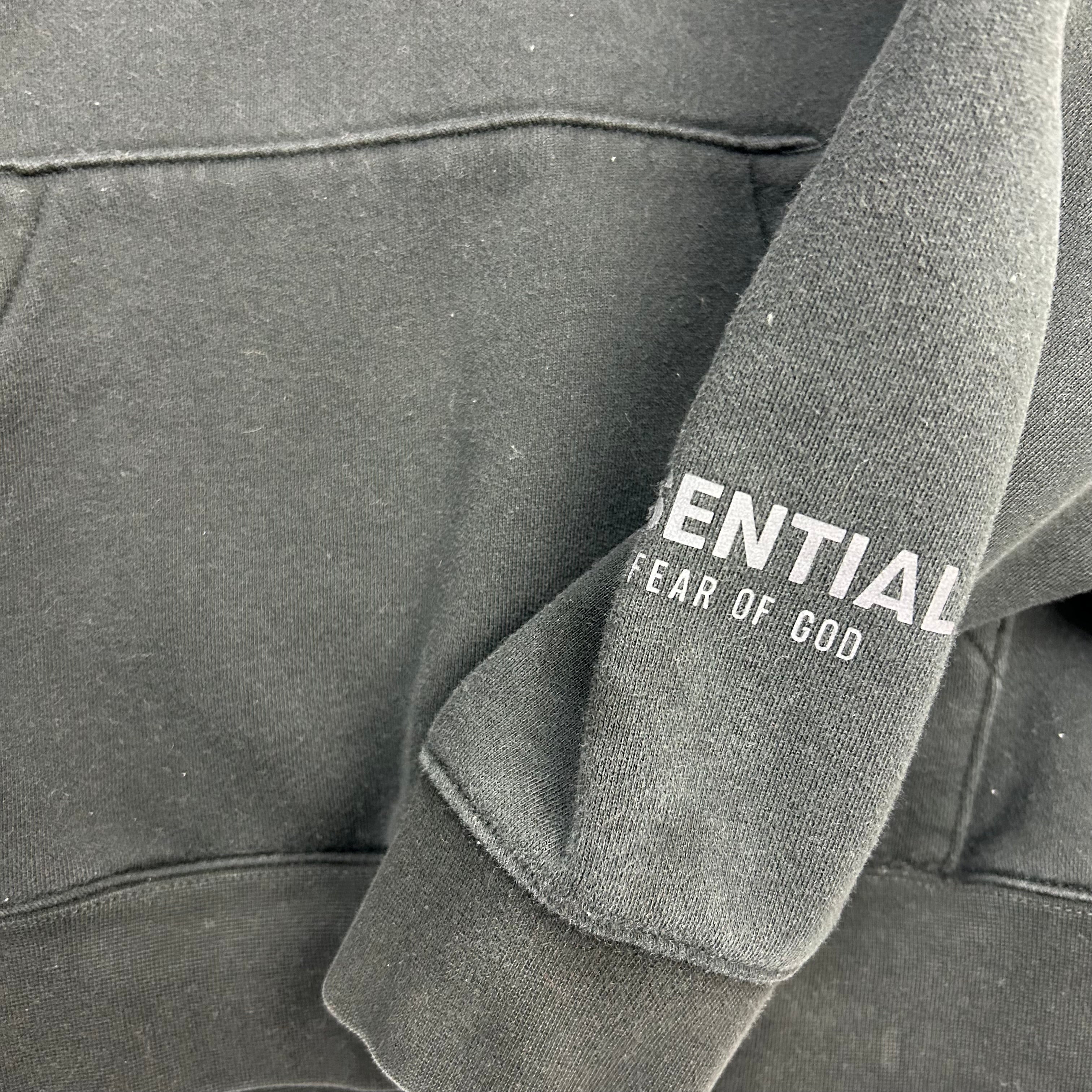 Fear Of God Essentials Hoodie Black