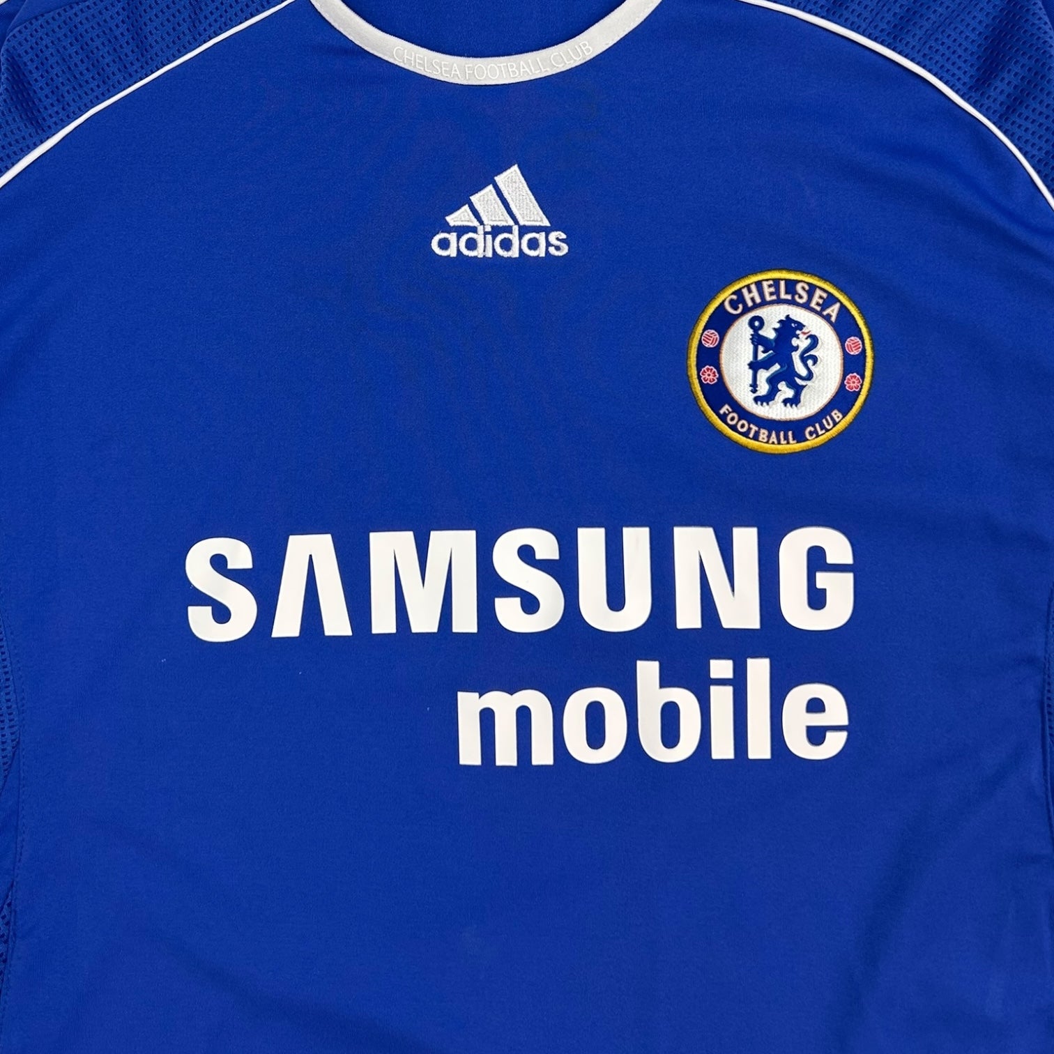 Vintage Adidas Shevchekno 2006-2008 Chelsea Home Jersey Blue/White