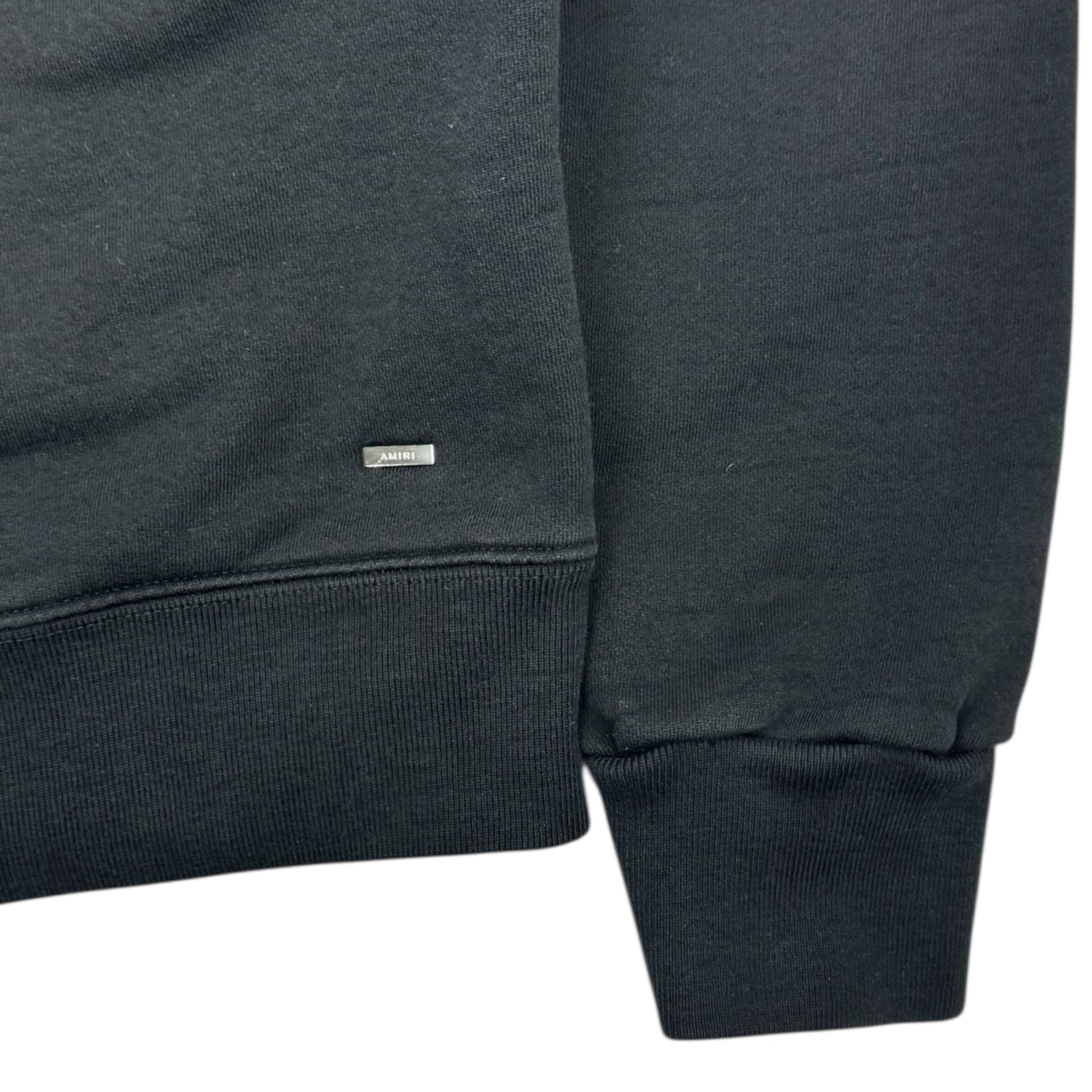 Amiri Core Logo Hoodie Black Carolina Blue