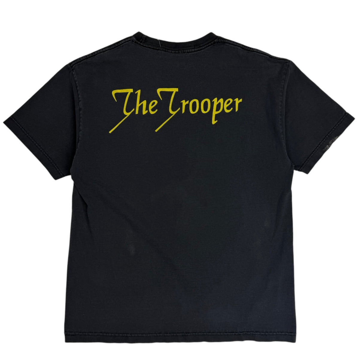 2002 Iron Maiden The Trooper Tee Faded Black