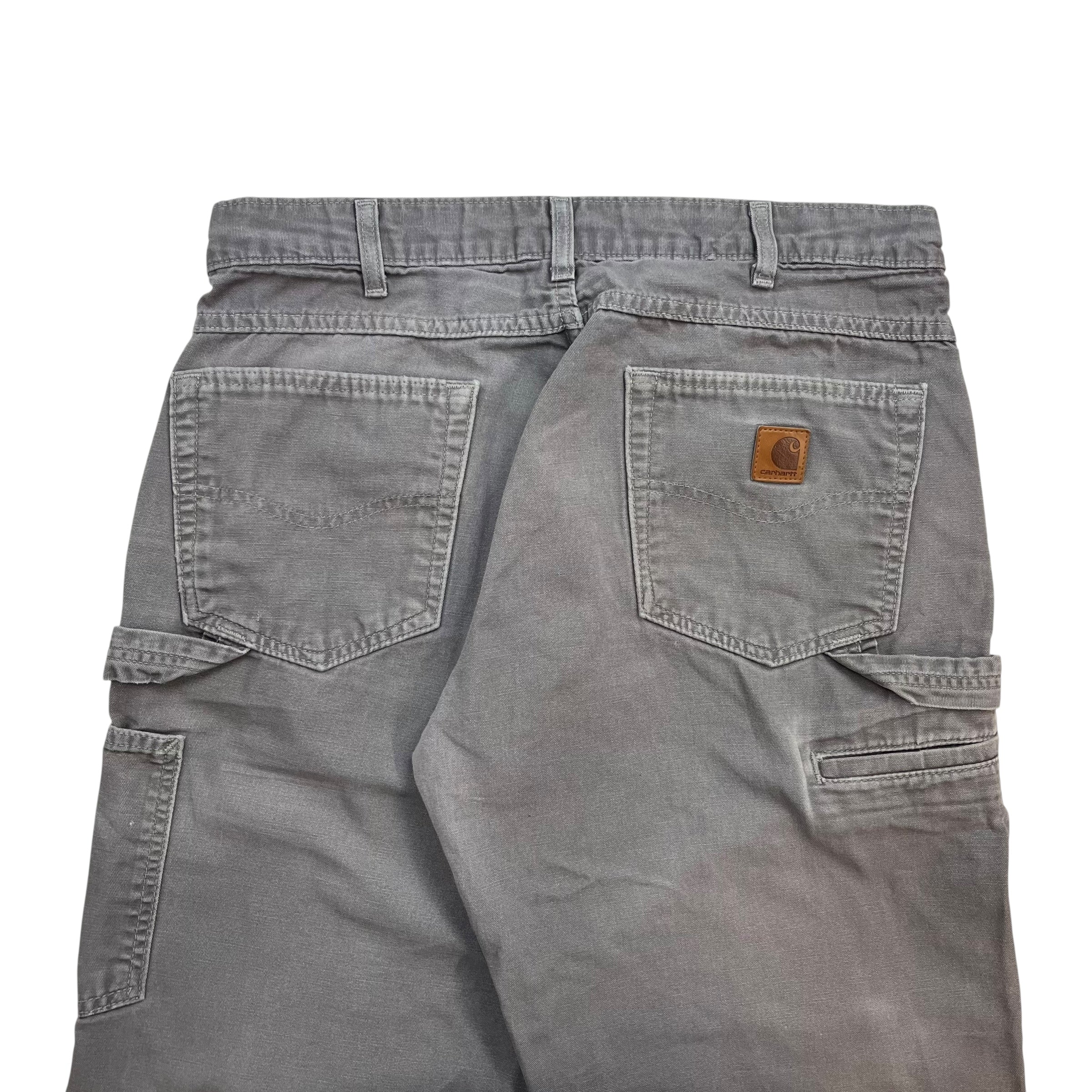 Vintage Carhartt Dungaree Pants Light Grey