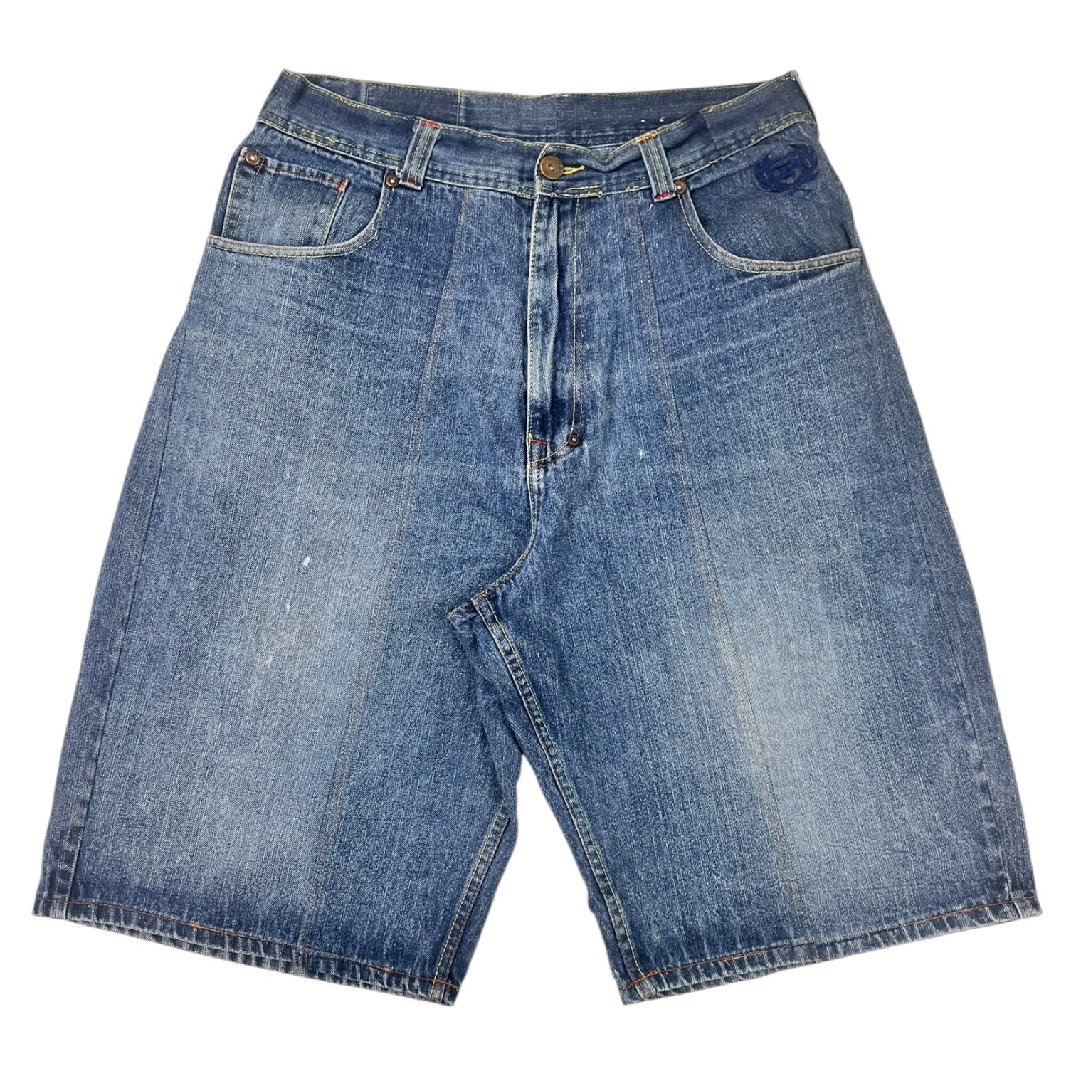 Vintage Phat Farm Embroidered Denim Jean shorts