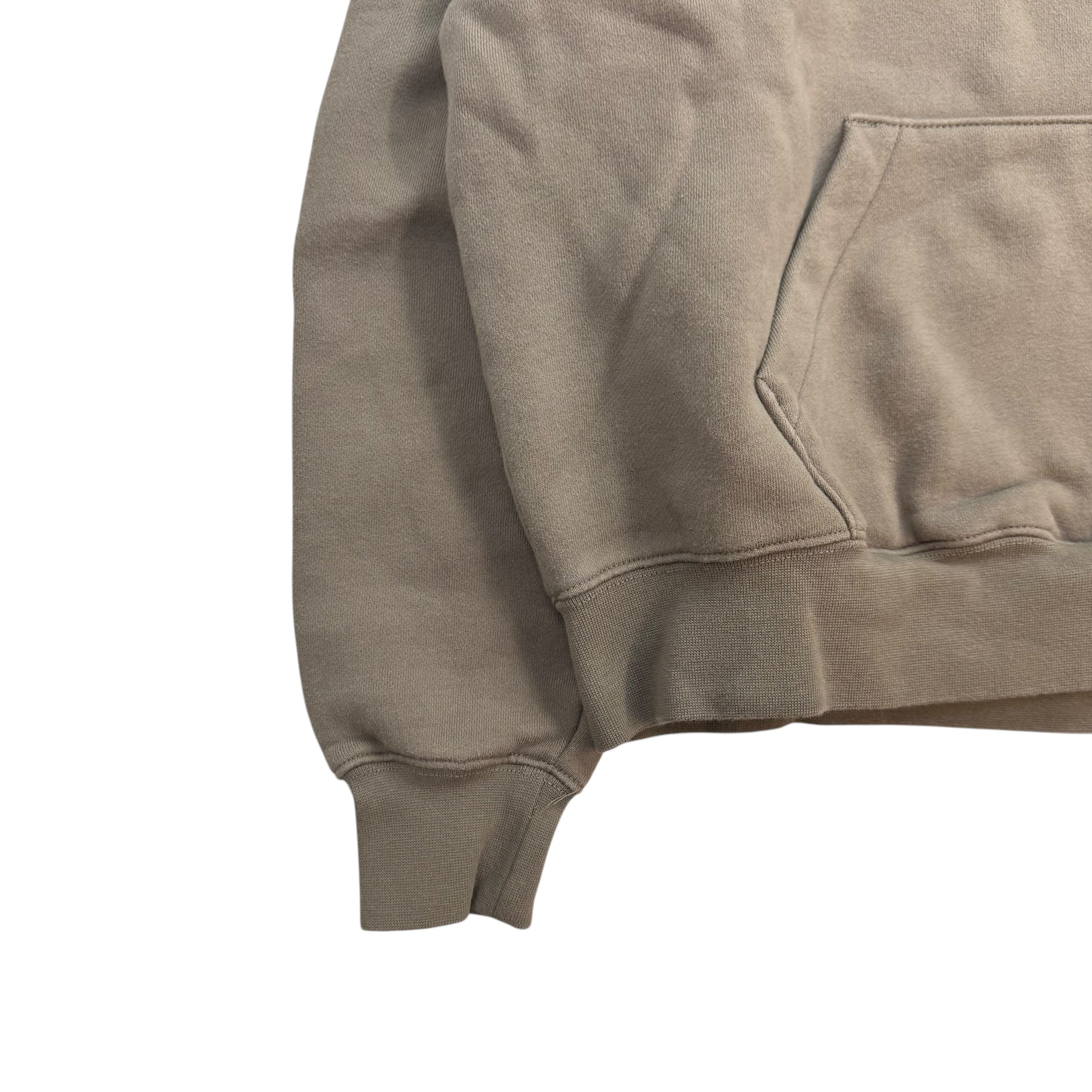 Fear Of God Essentials Kids Hoodie Grey Brown