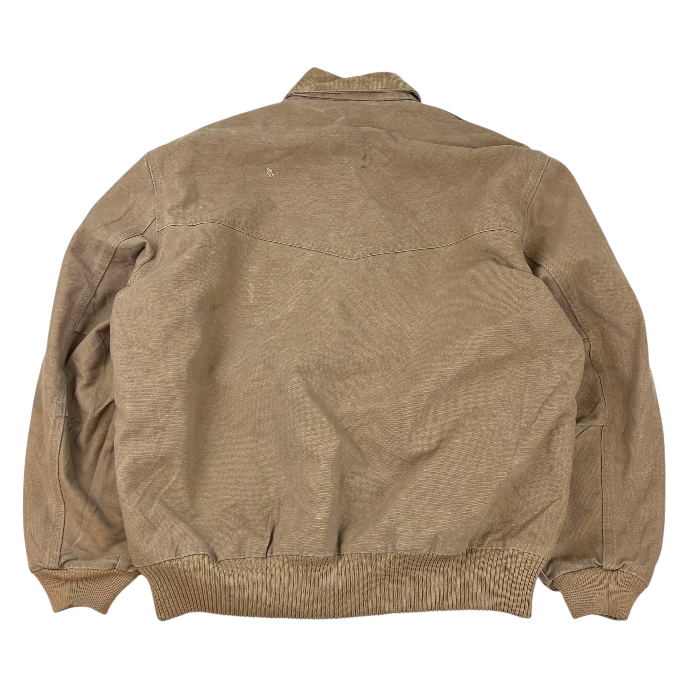 Vintage Carhartt Sante Fe Bomber Quilted Jacket Beige