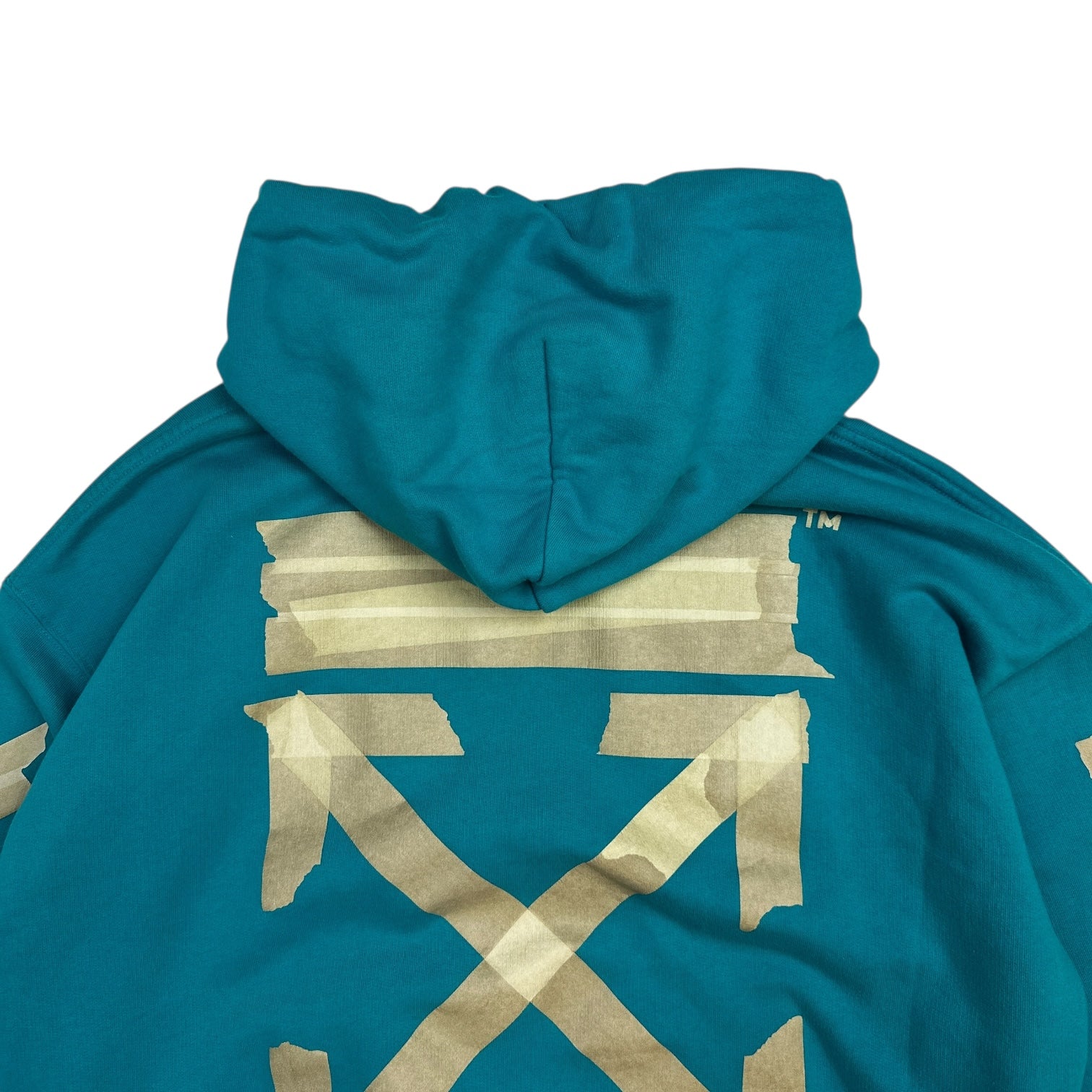 Off-White Arrows Hoodie Petrol Blue