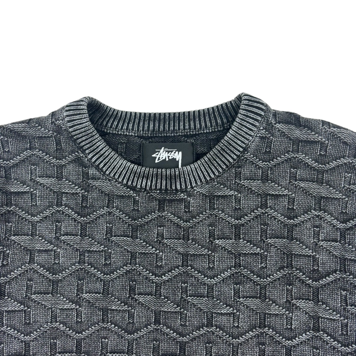 Stussy Strand Knit Sweater Black