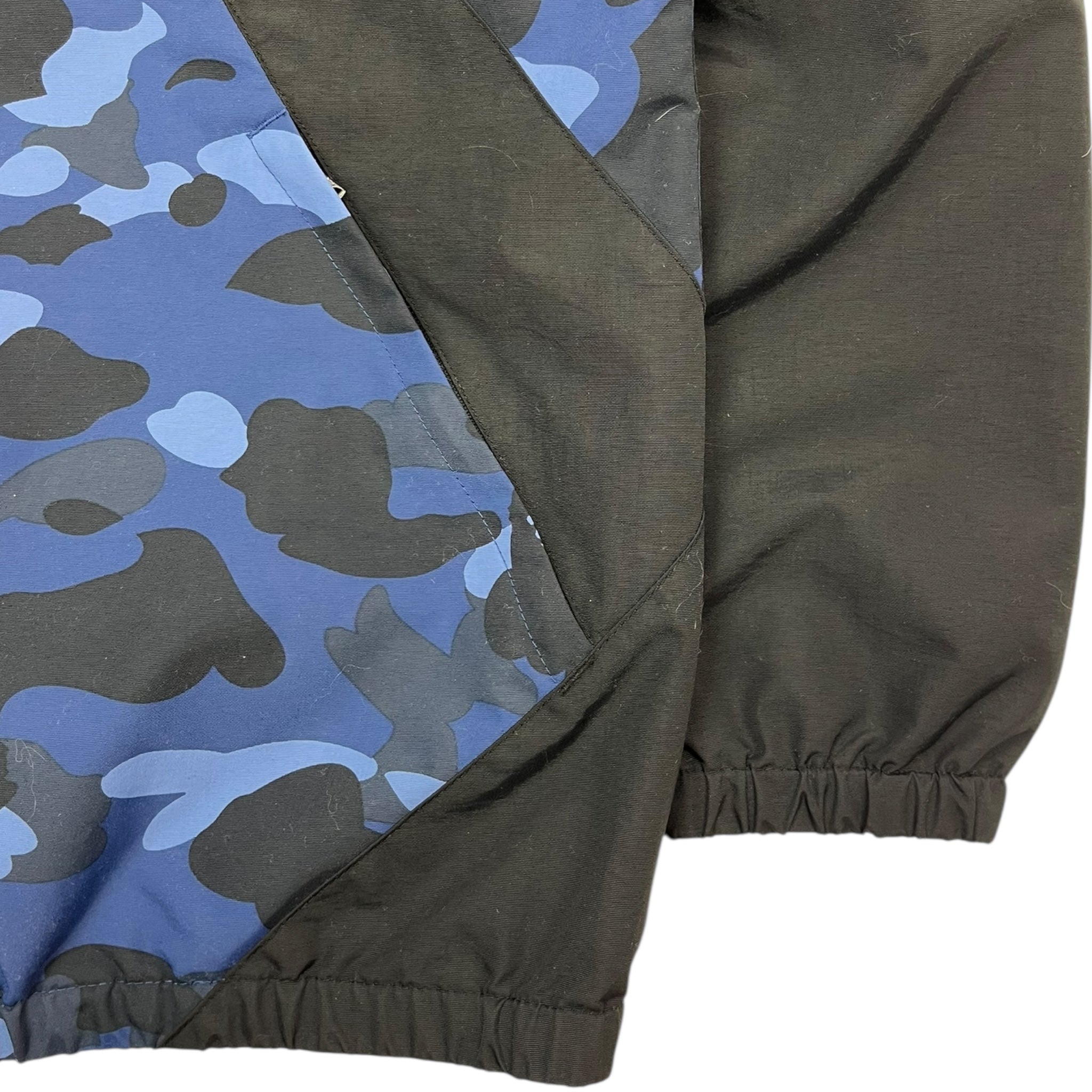 Bape Color Camo Color Block Jacket Blue