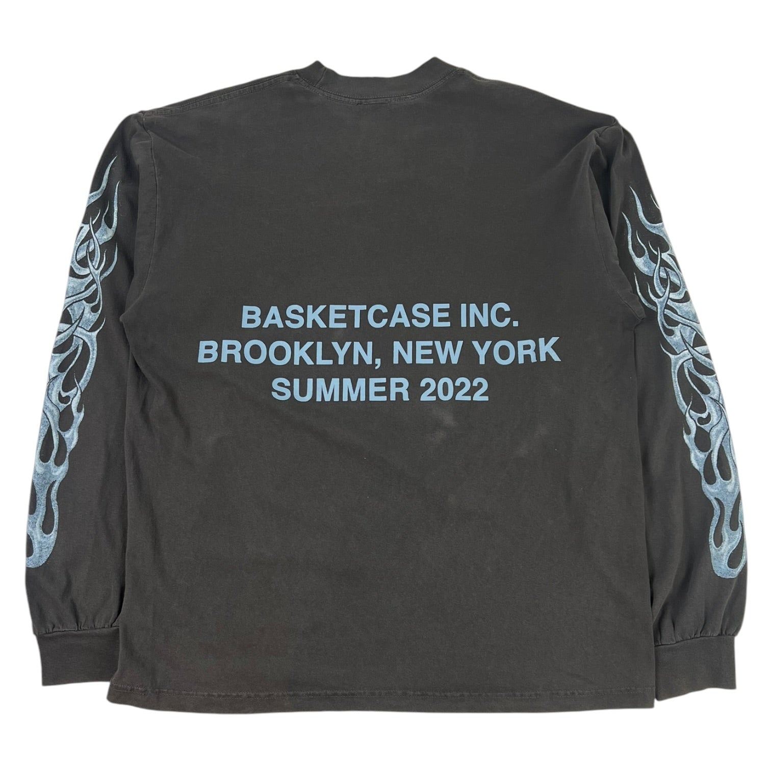 Basketcase Gallery Moltres Long Sleeve T-Shirt Charcoal