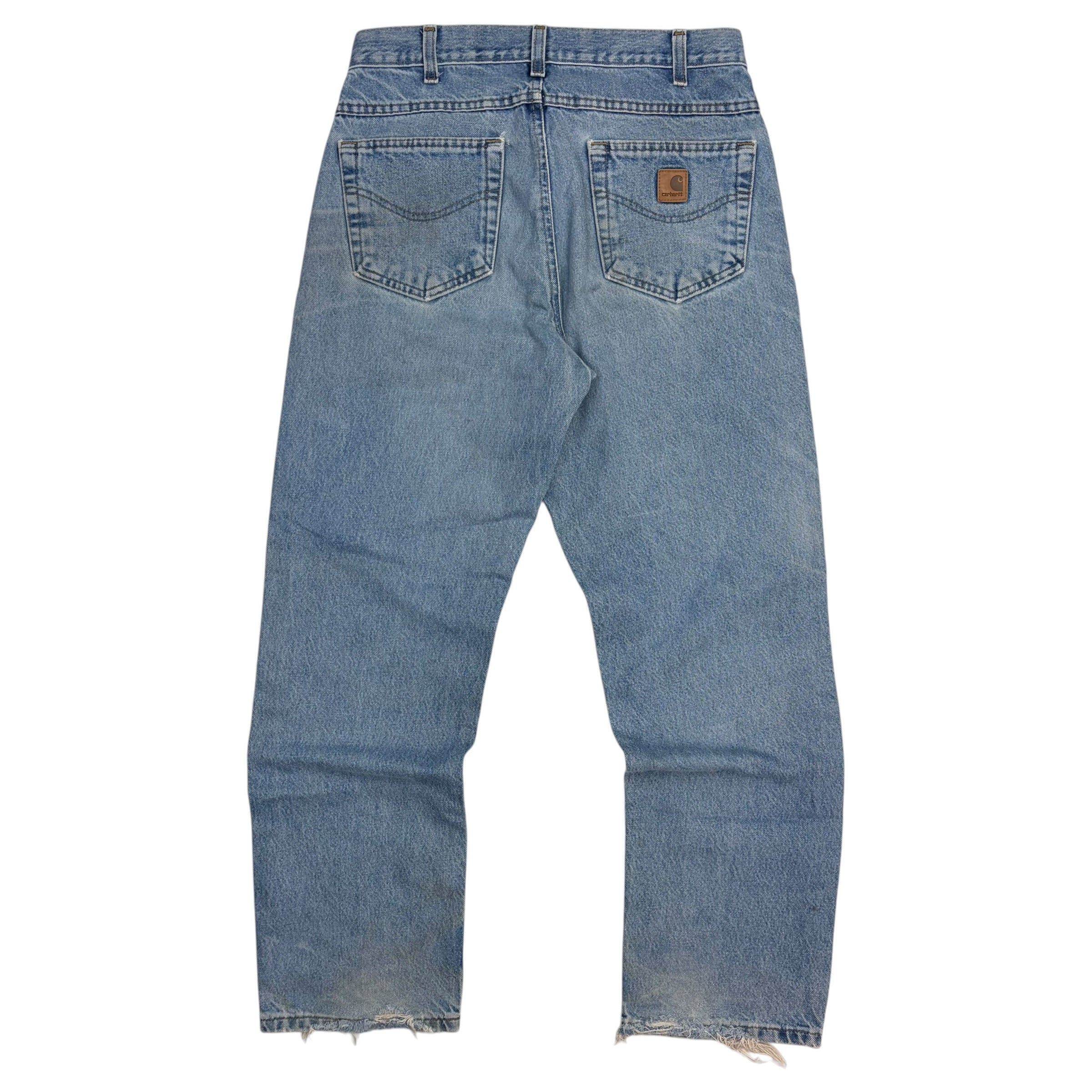 Vintage Carhartt Relaxed Fit Denim Pants Blue
