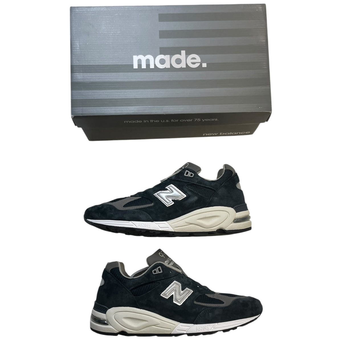 New Balance 990v2 Kith Navy (Used)