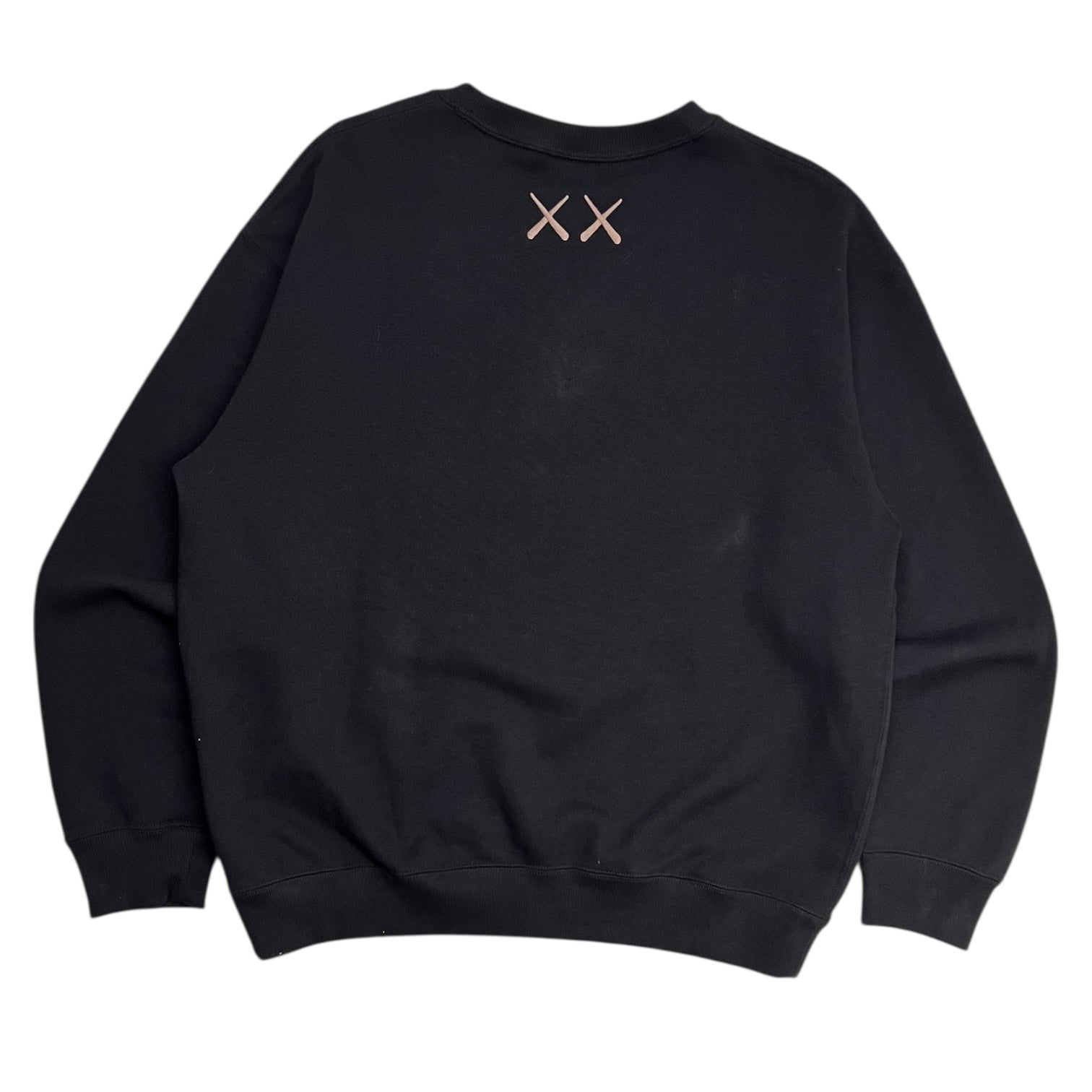 Kaws x Uniqlo Crew Black