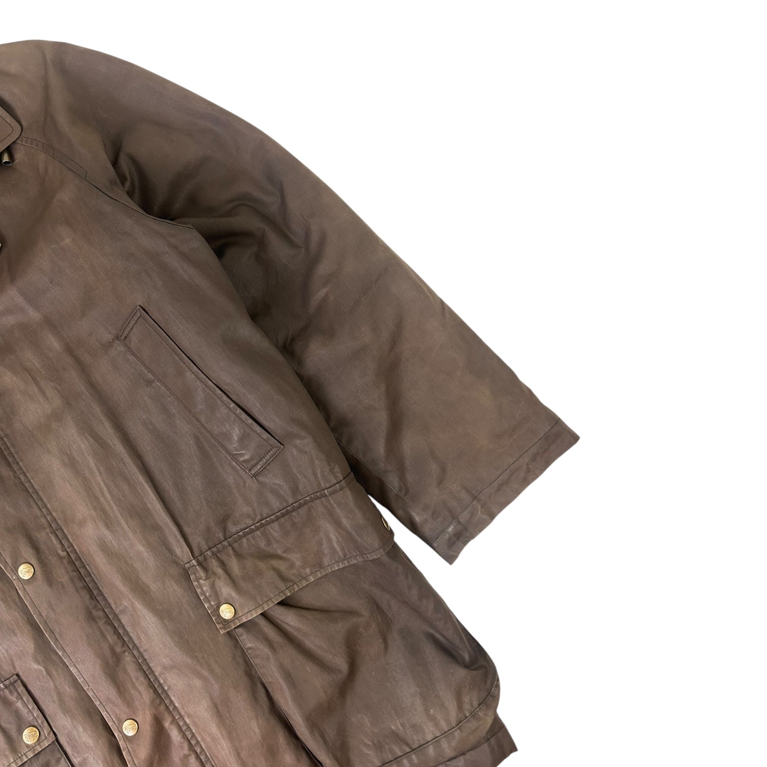 Vintage Burberry Parka Jacket Brown